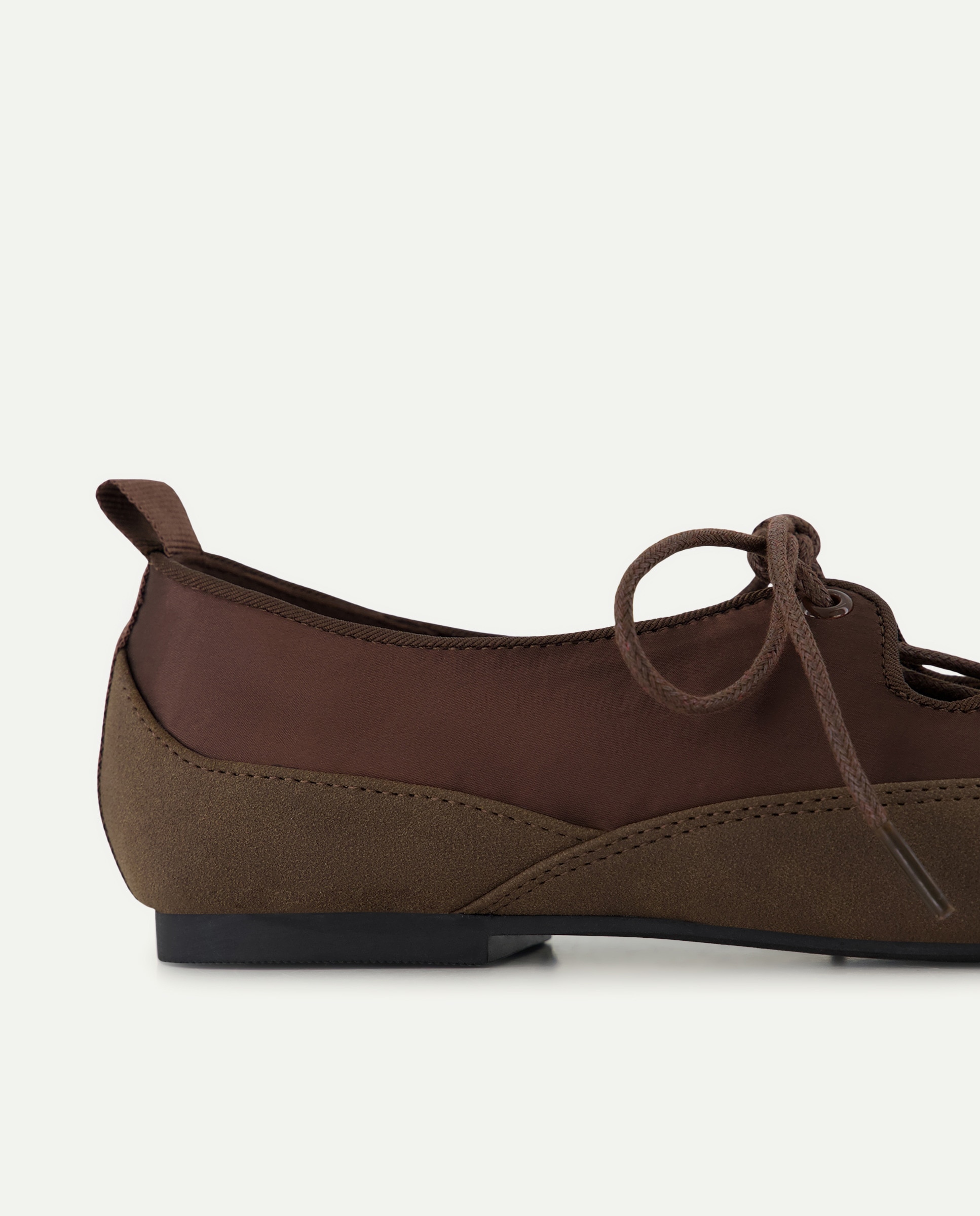 Zapato de mujer atado Toffee-5