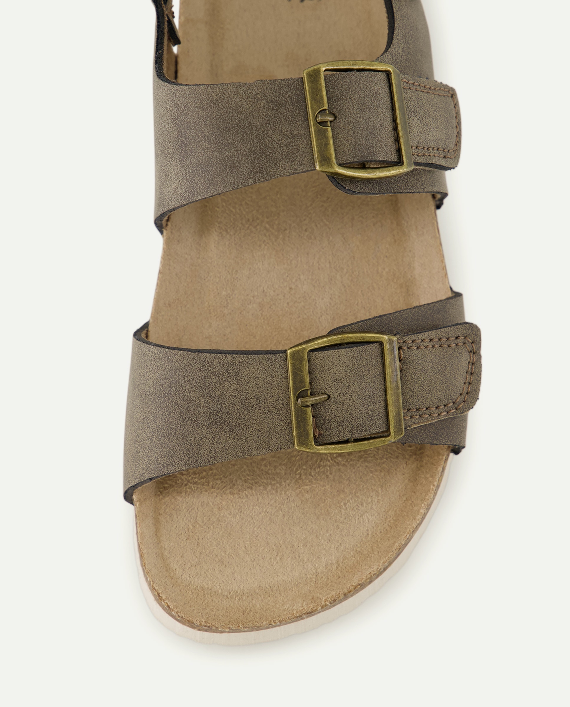 Sandálias com Fecho de Velcro Chumbo-5