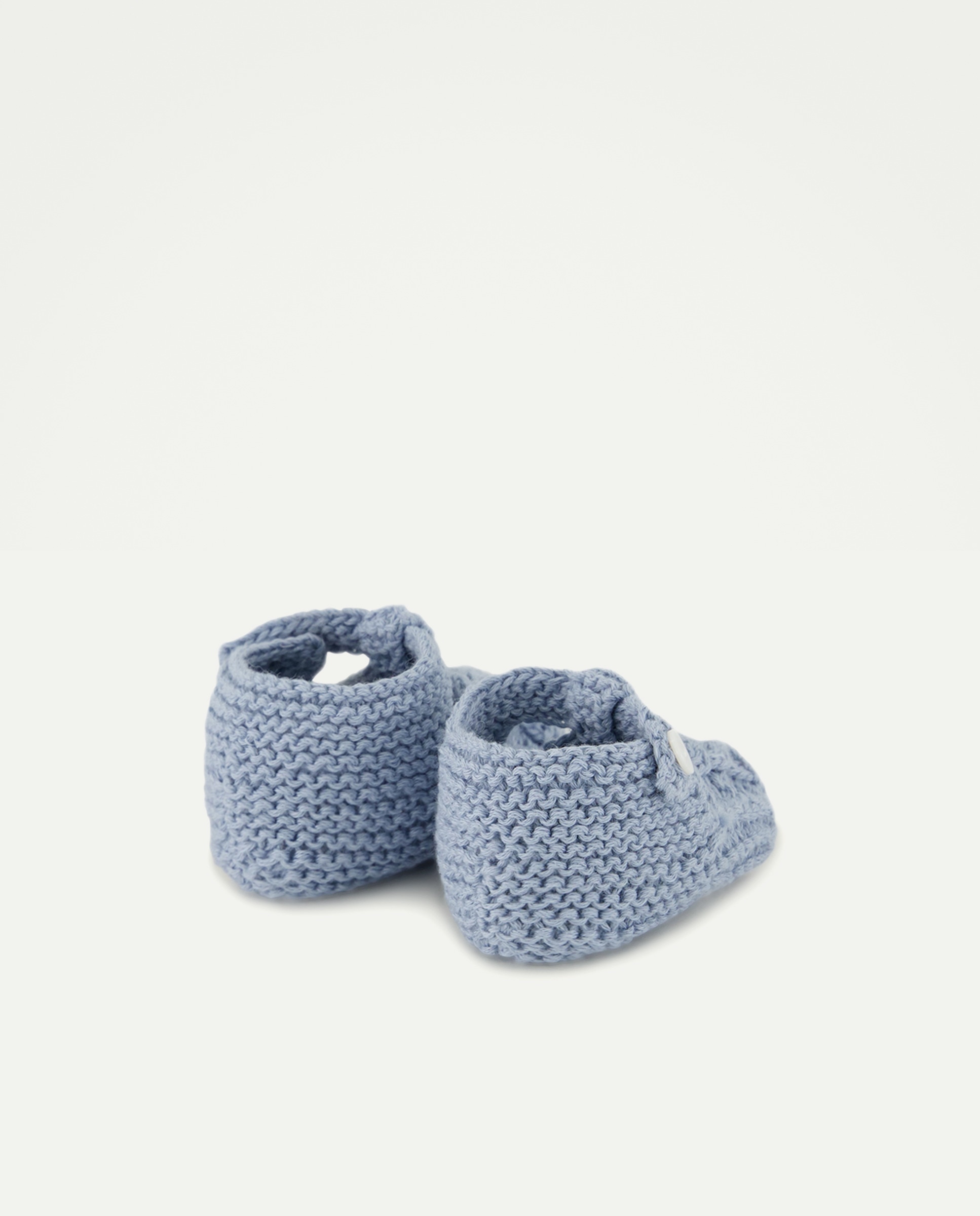 Sapatos de Presilha de Bebé com Malha do Cabo 400 Azul-3