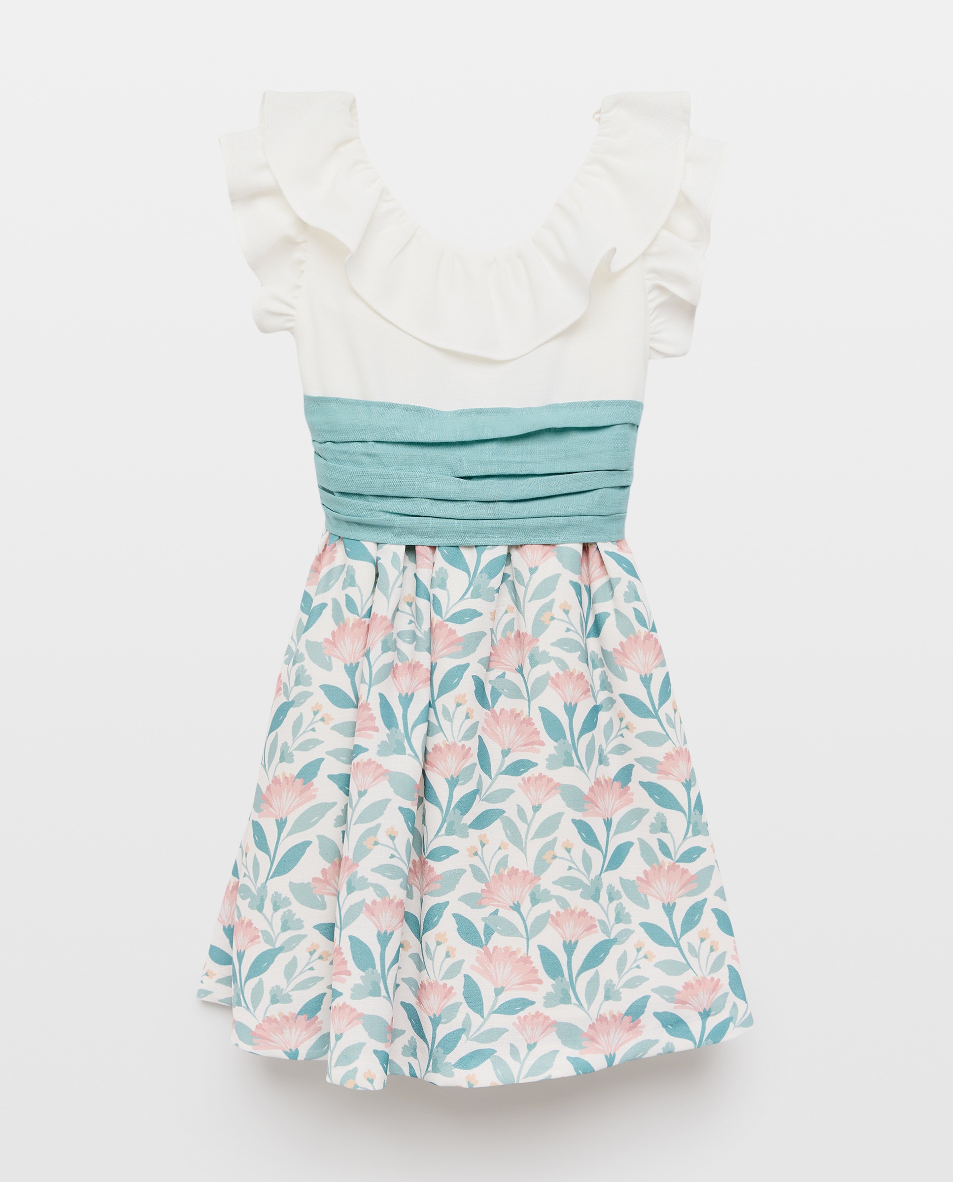 Imagem 0 de Vestido Combinado de Bebé com Faixa