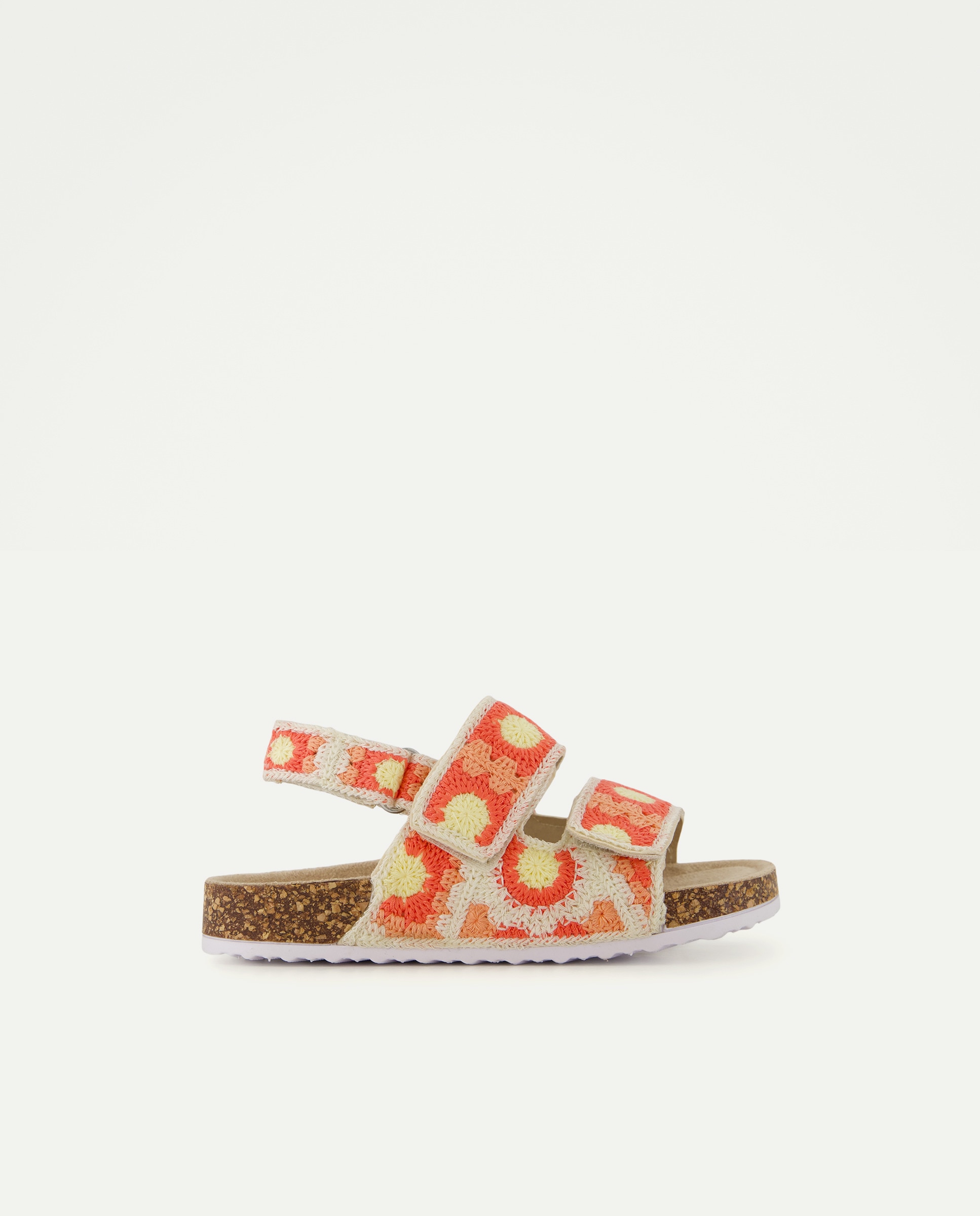 Sandálias de Bebé com Crochet Multicolor-1