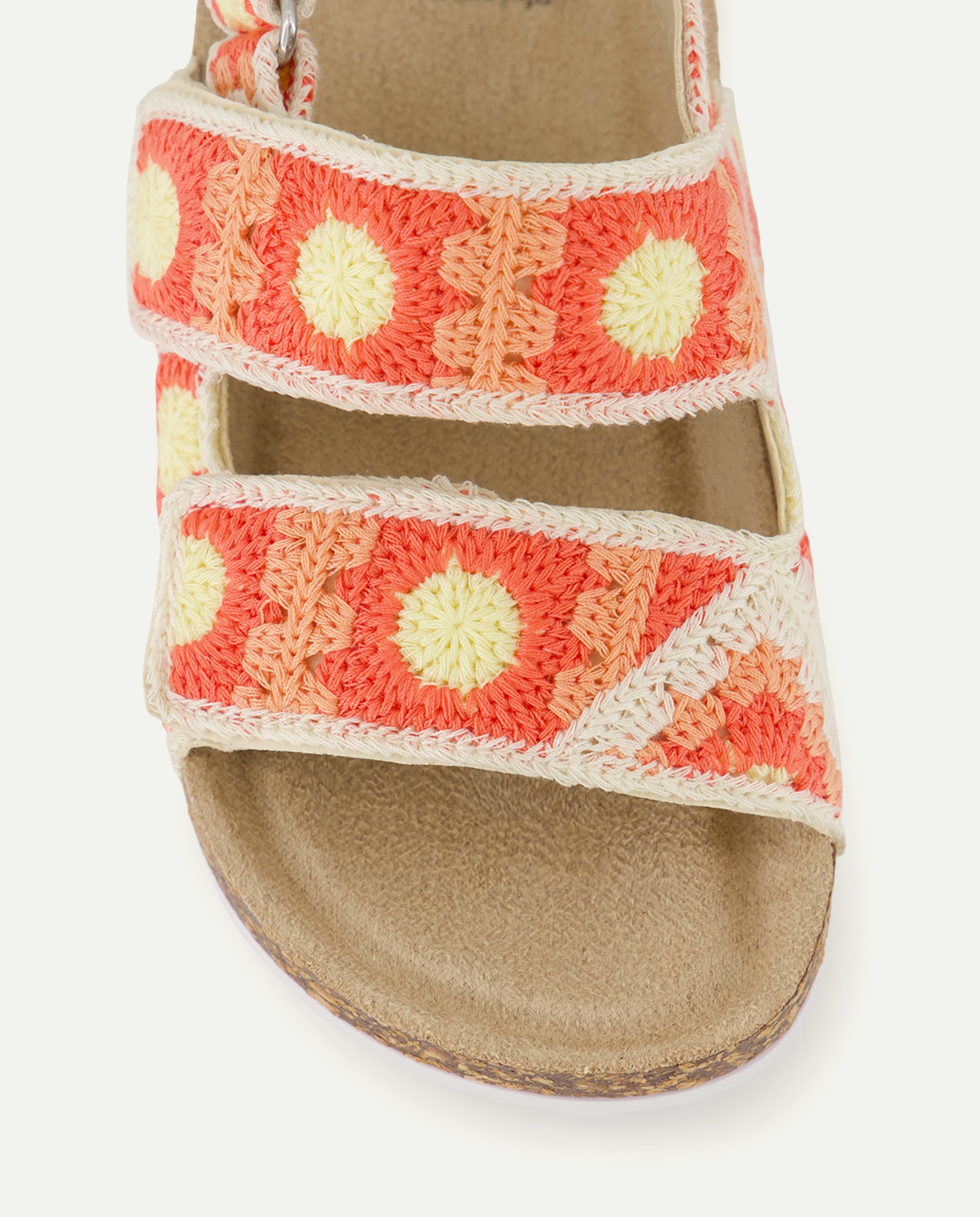 Sandálias de Bebé com Crochet Multicolor-5