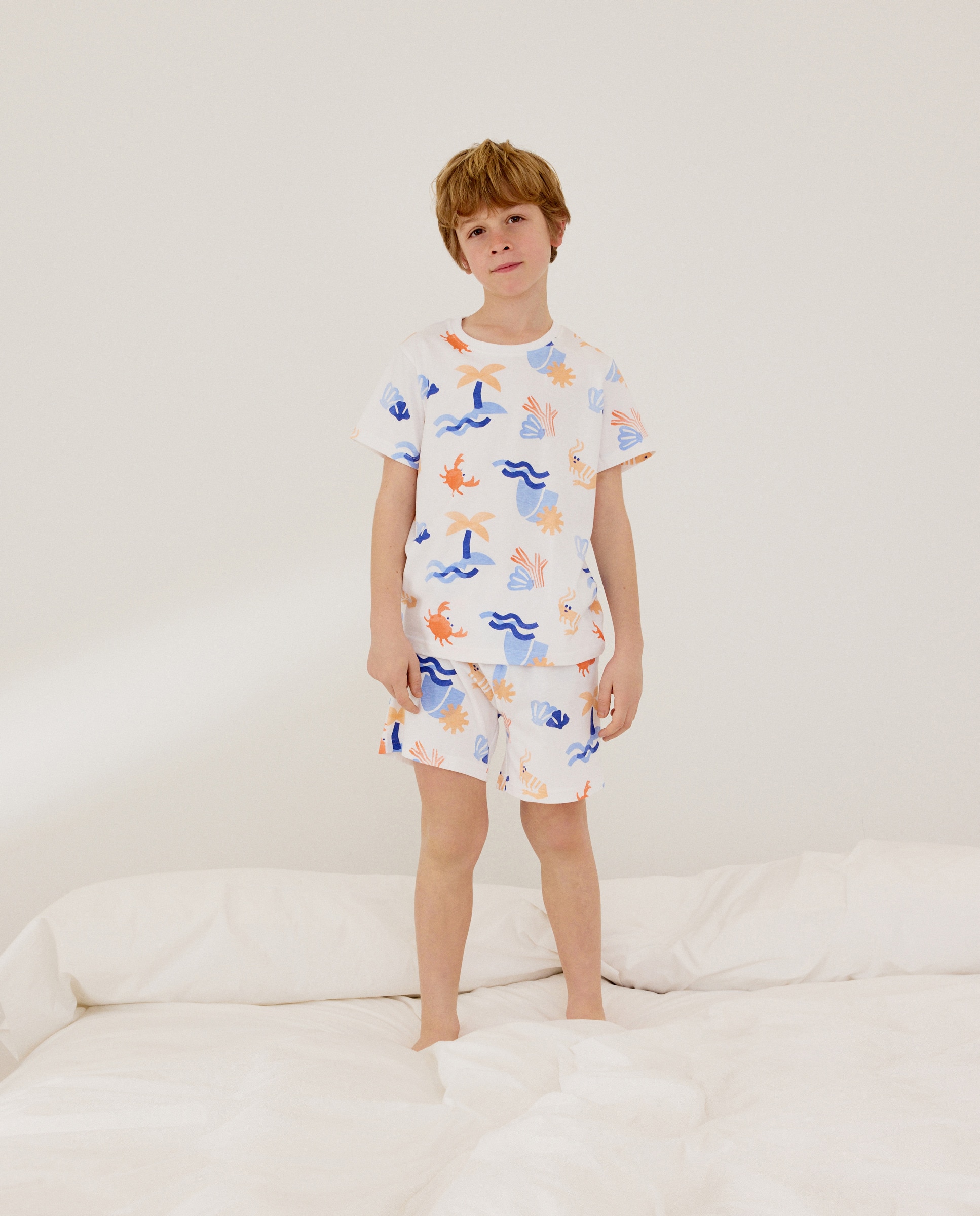 Imagem 0 de Pijama Curto com Estampado de Fantasia