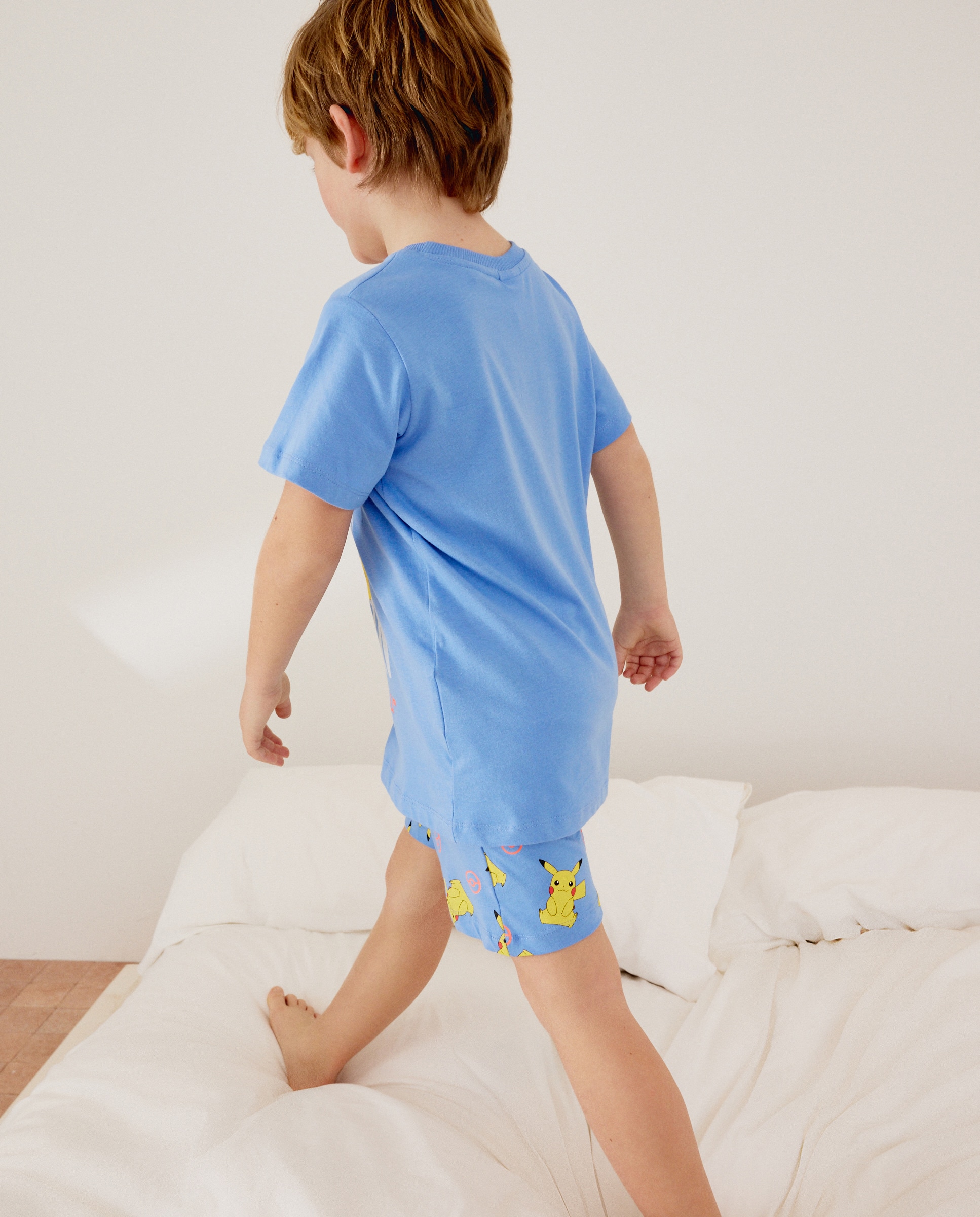 Pijama Curto Pokémon Azul-marinho-3