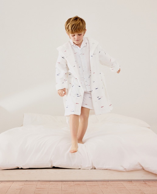 Imagem 0 de Roupão de Banho de Algodão com Estampado