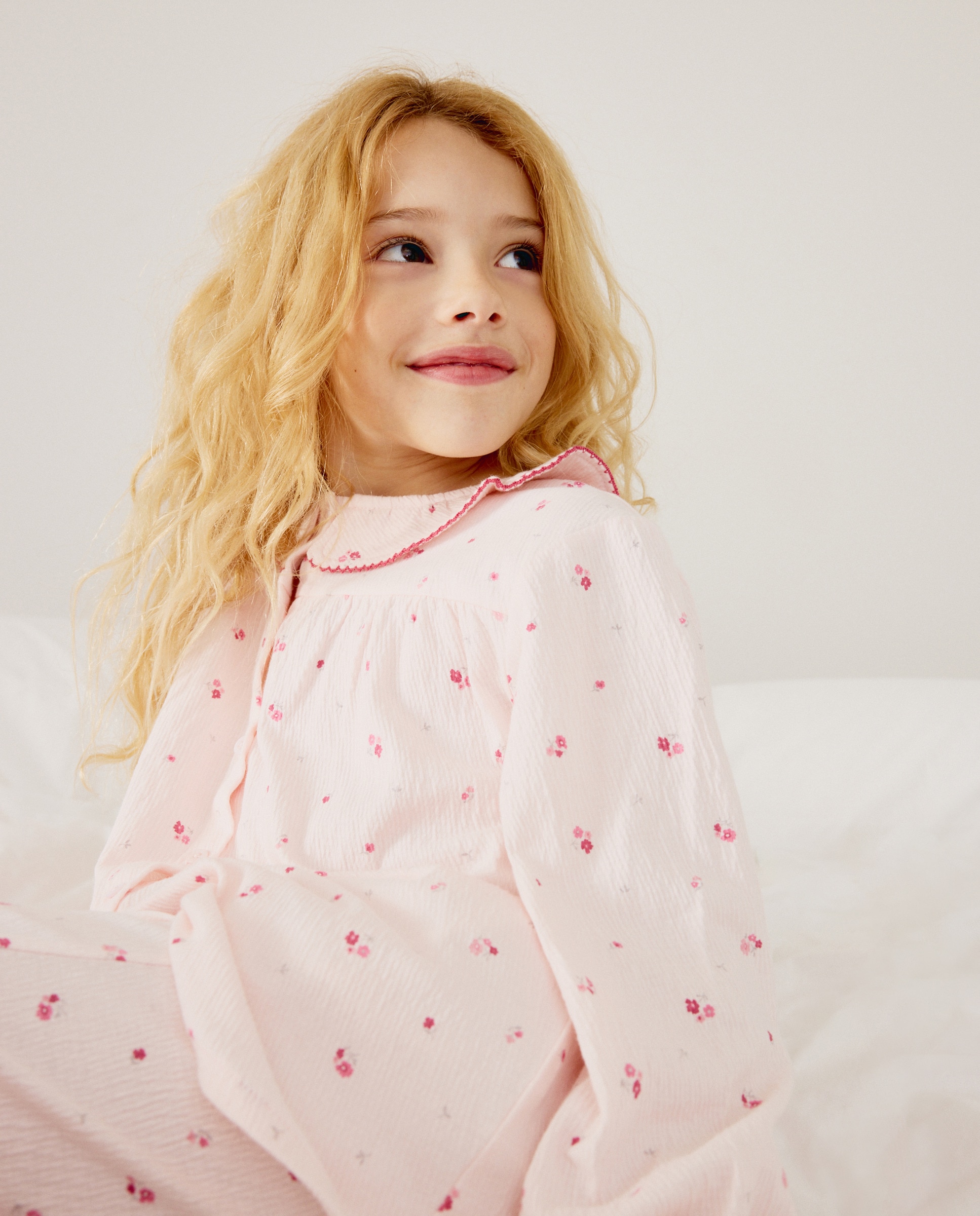 Pijama Comprido Abotoado na Gola Cotton Juice Rosa-2