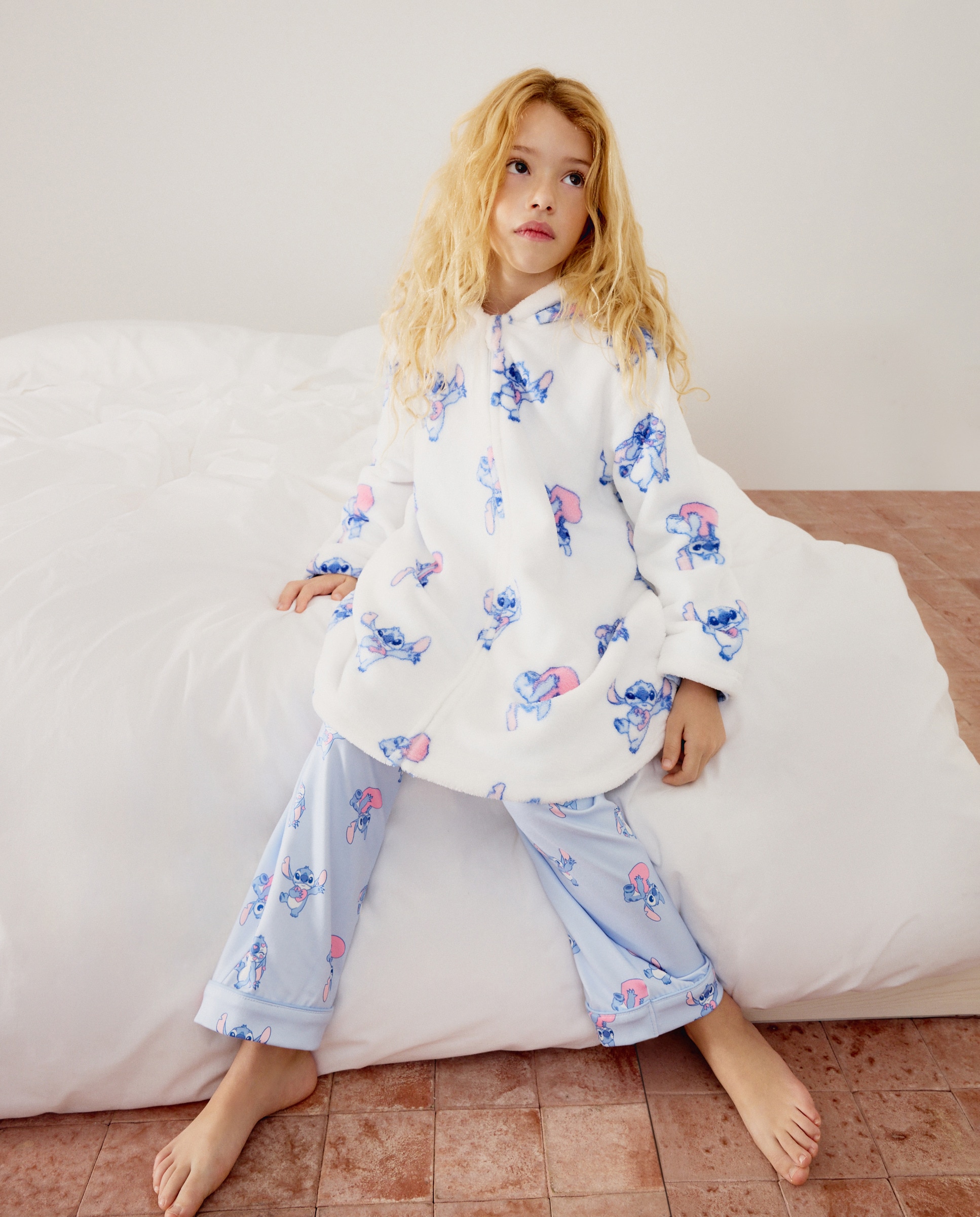 Imagem 0 de Robe Lilo & Stitch com Fecho de Correr