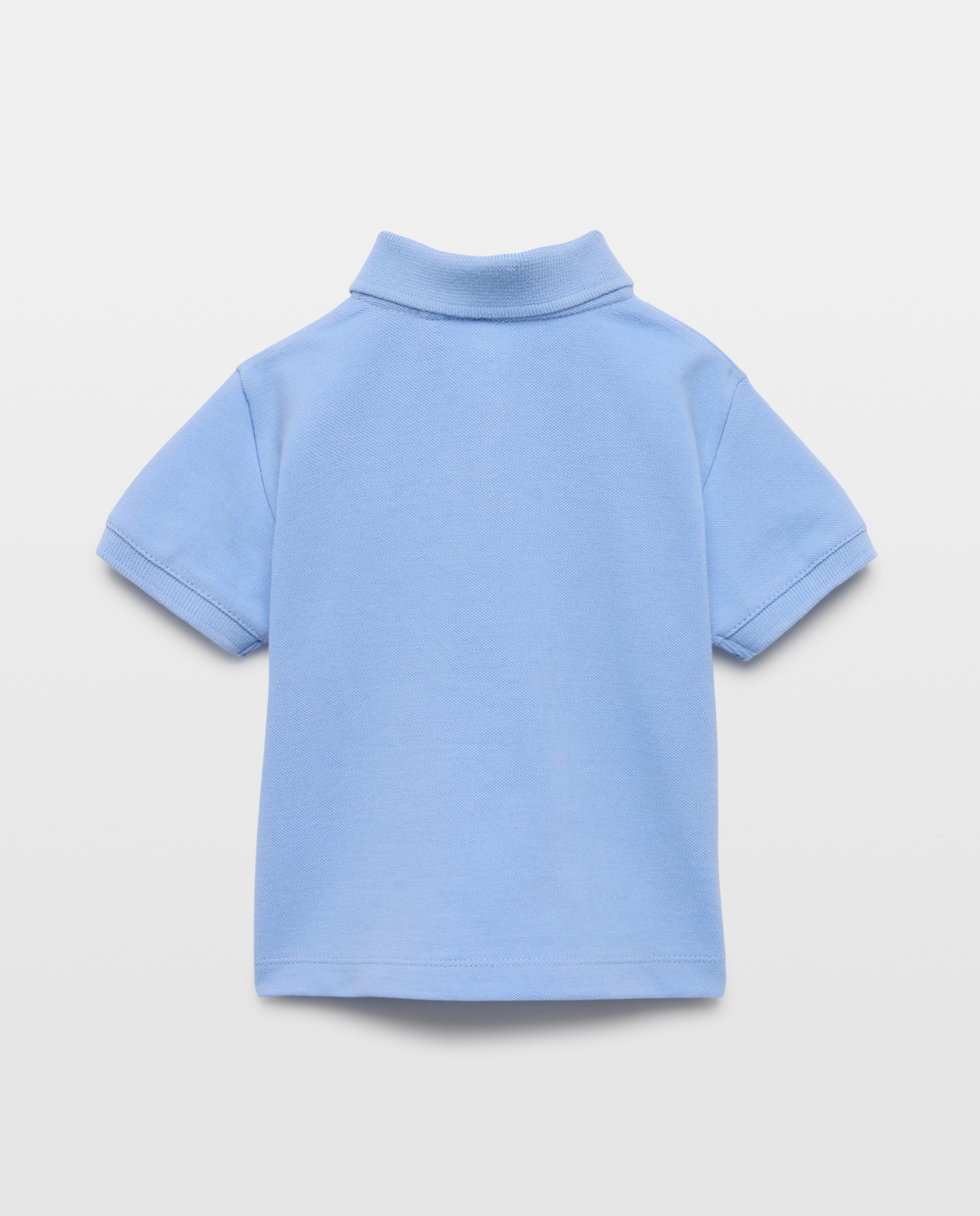 Polo de bebé piqué manga corta Azul Intenso-2