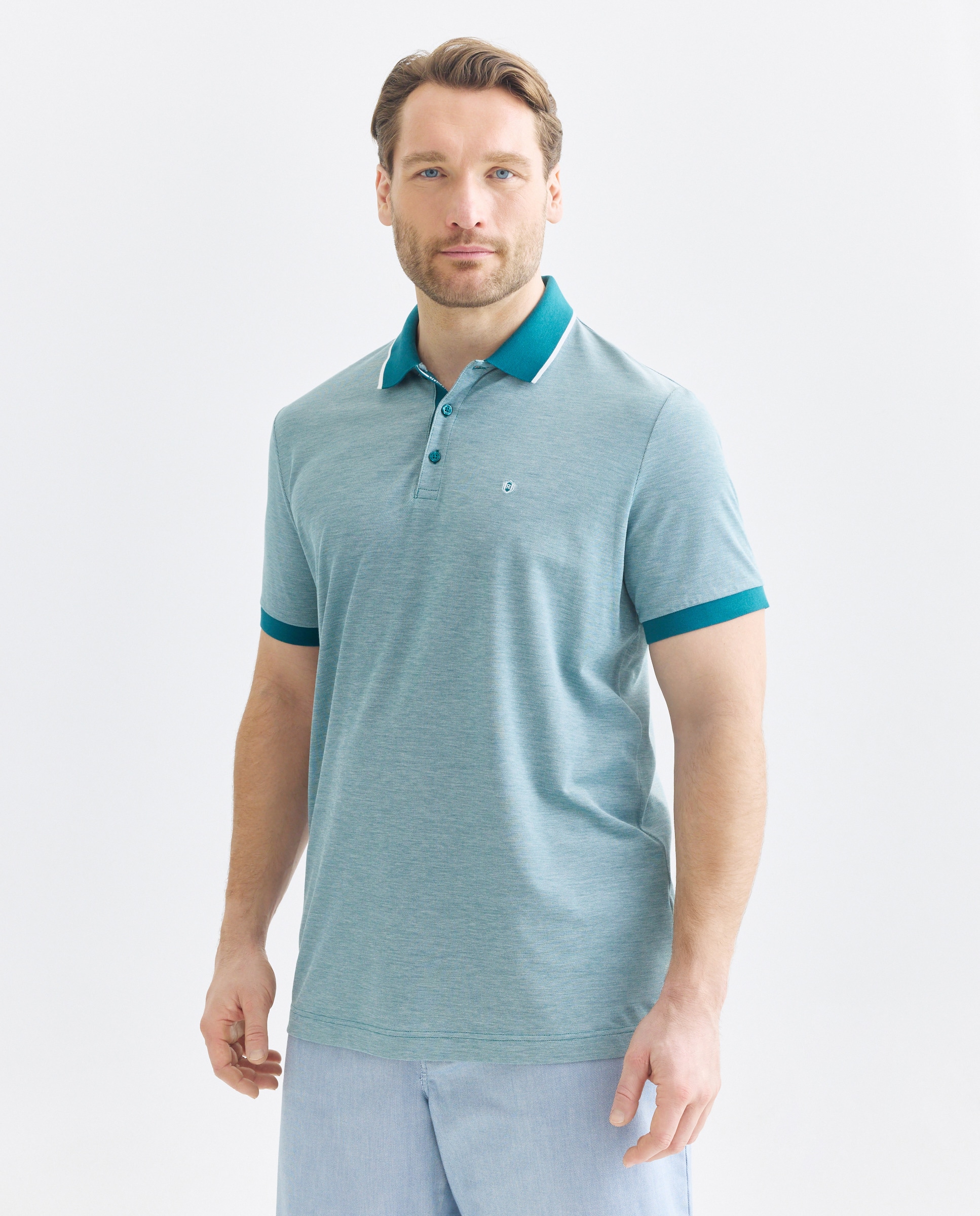 Imagem 0 de Polo de Manga Curta Tamanhos Grandes