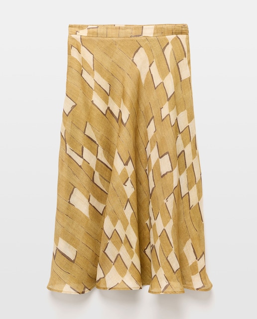 Imagem 0 de Saia Midi Axadrezada