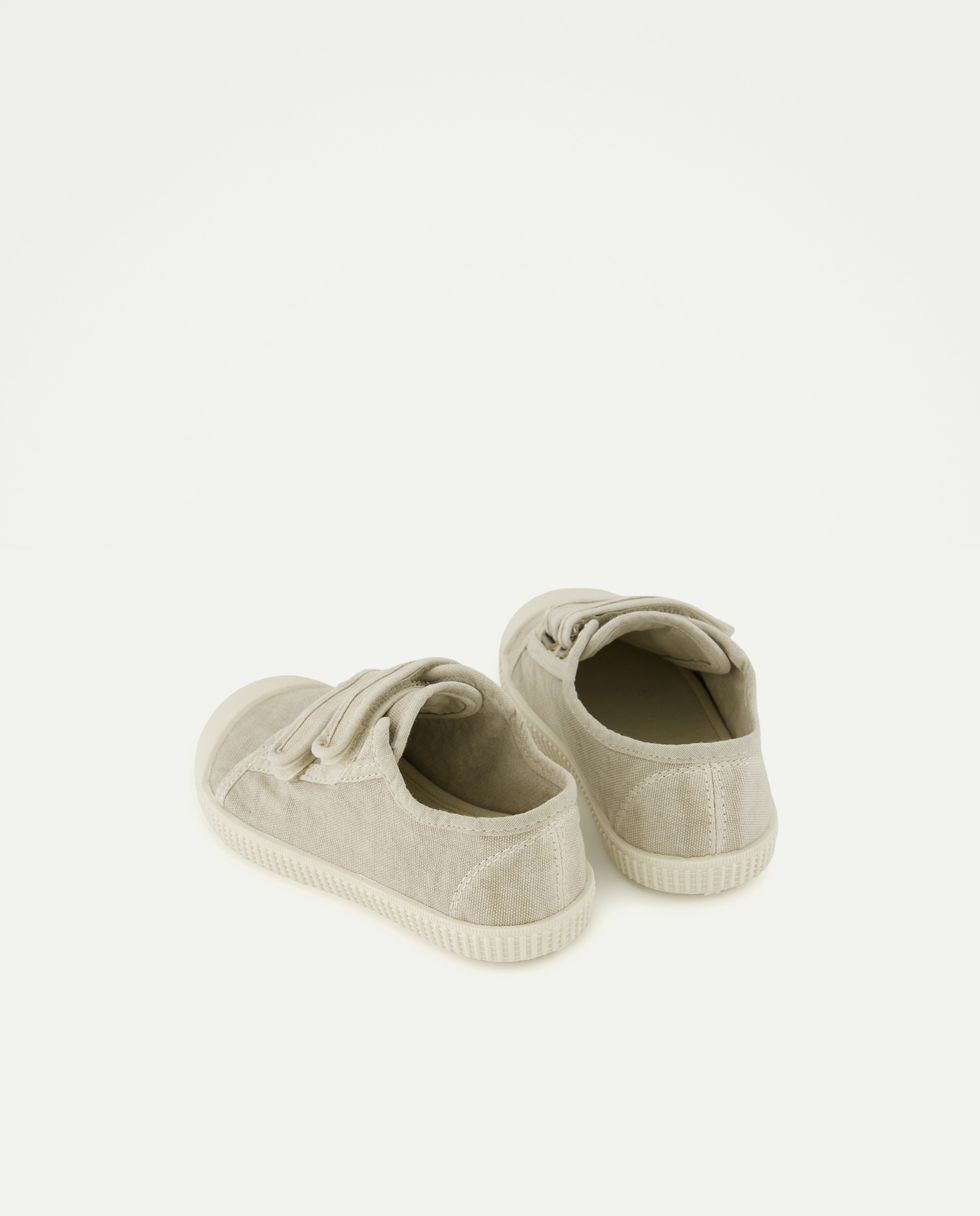 Lona bebés con velcro suela flexible 850 Piedra-3