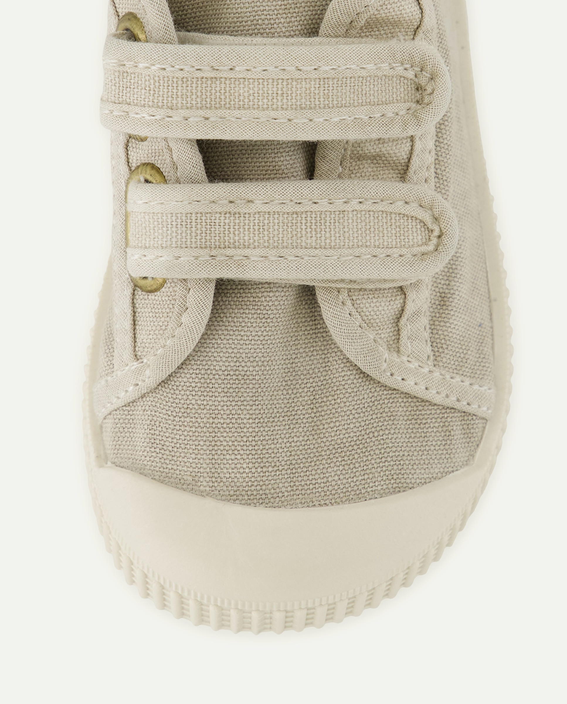 Lona bebés con velcro suela flexible 850 Piedra-5