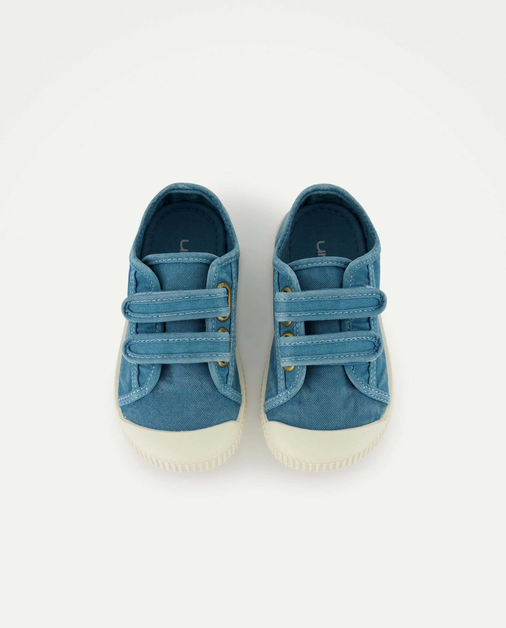 Lona bebés con velcro suela flexible Verde Pato-4