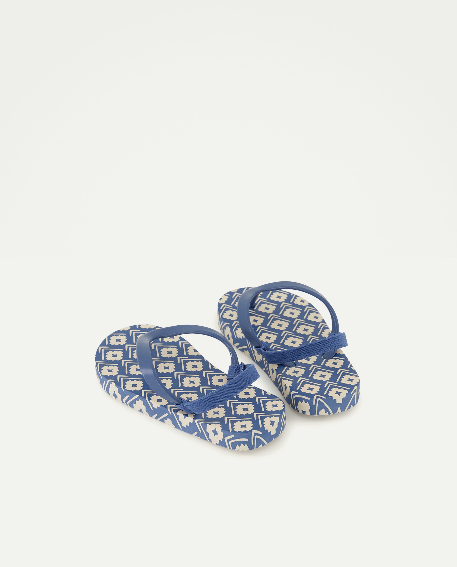 Chancla bebés estampada con gomas 430 Azul oscuro-3