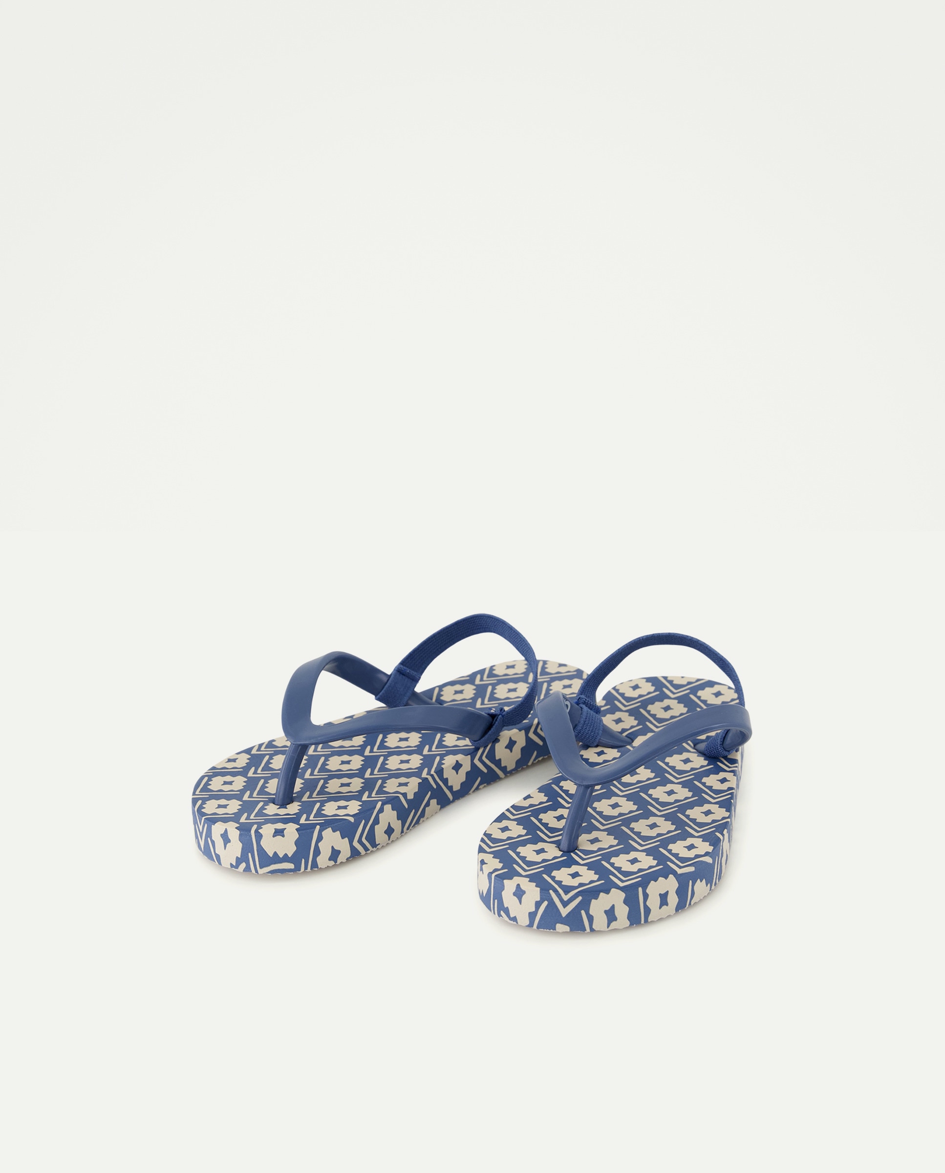 Chancla bebés estampada con gomas 430 Azul oscuro-2