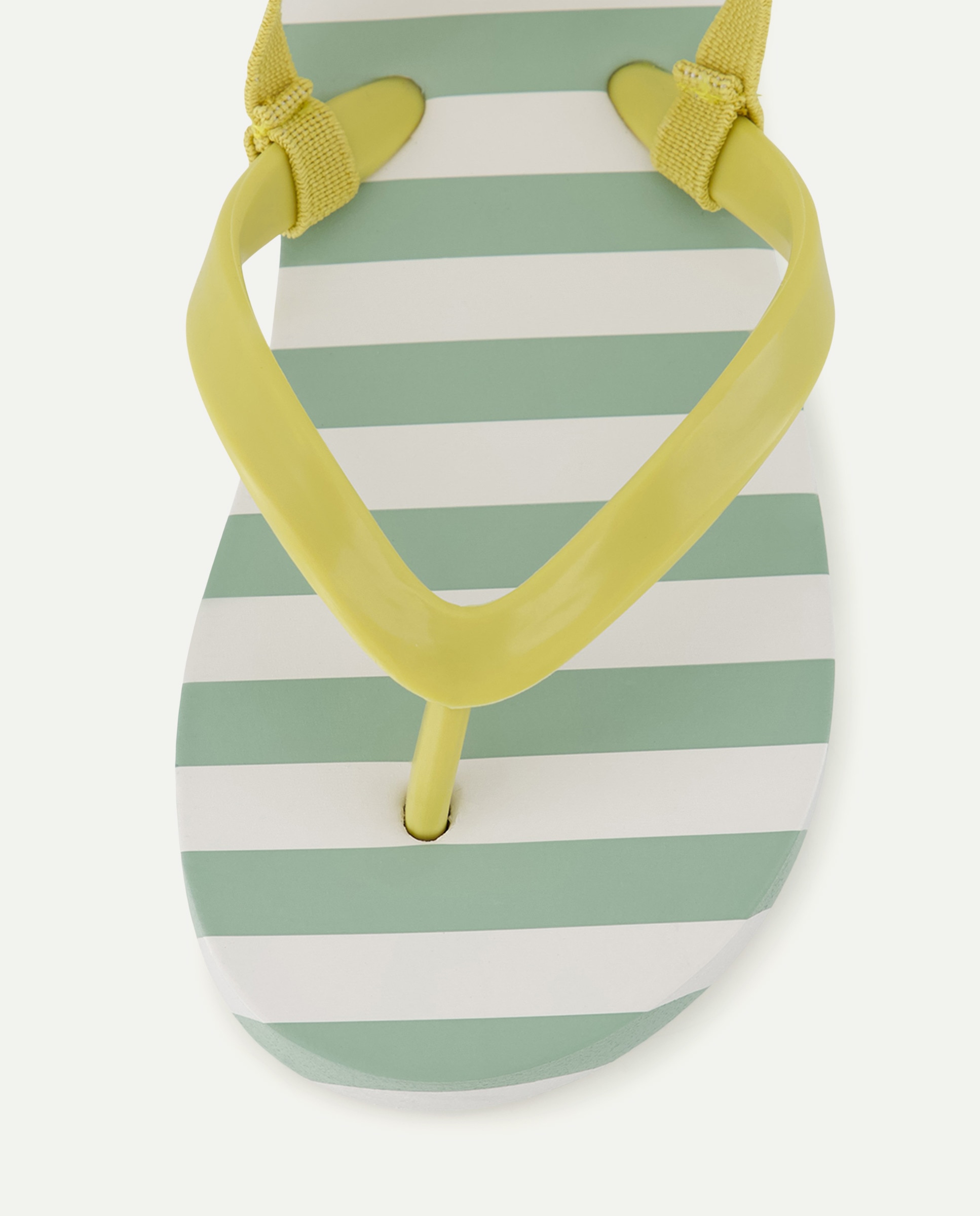 Chancla bebés estampada con gomas Verde-5