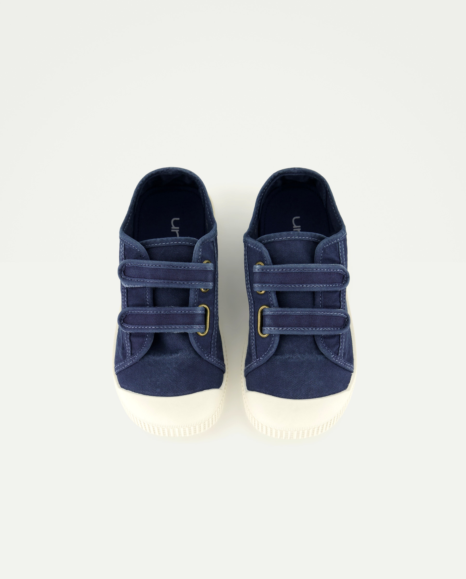 Lona infantil con velcro suela flexible Azul marino-4