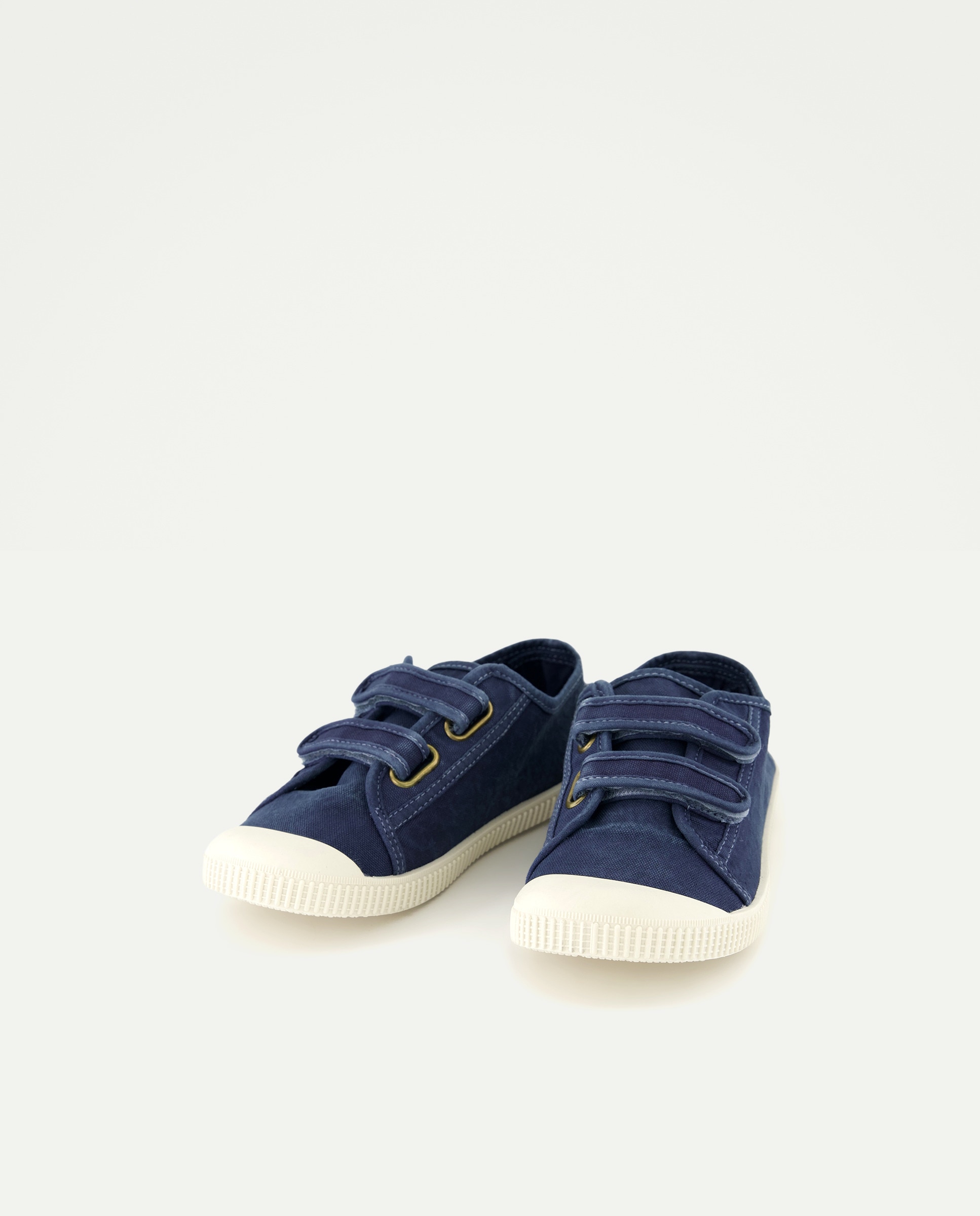 Lona infantil con velcro suela flexible Azul marino-2