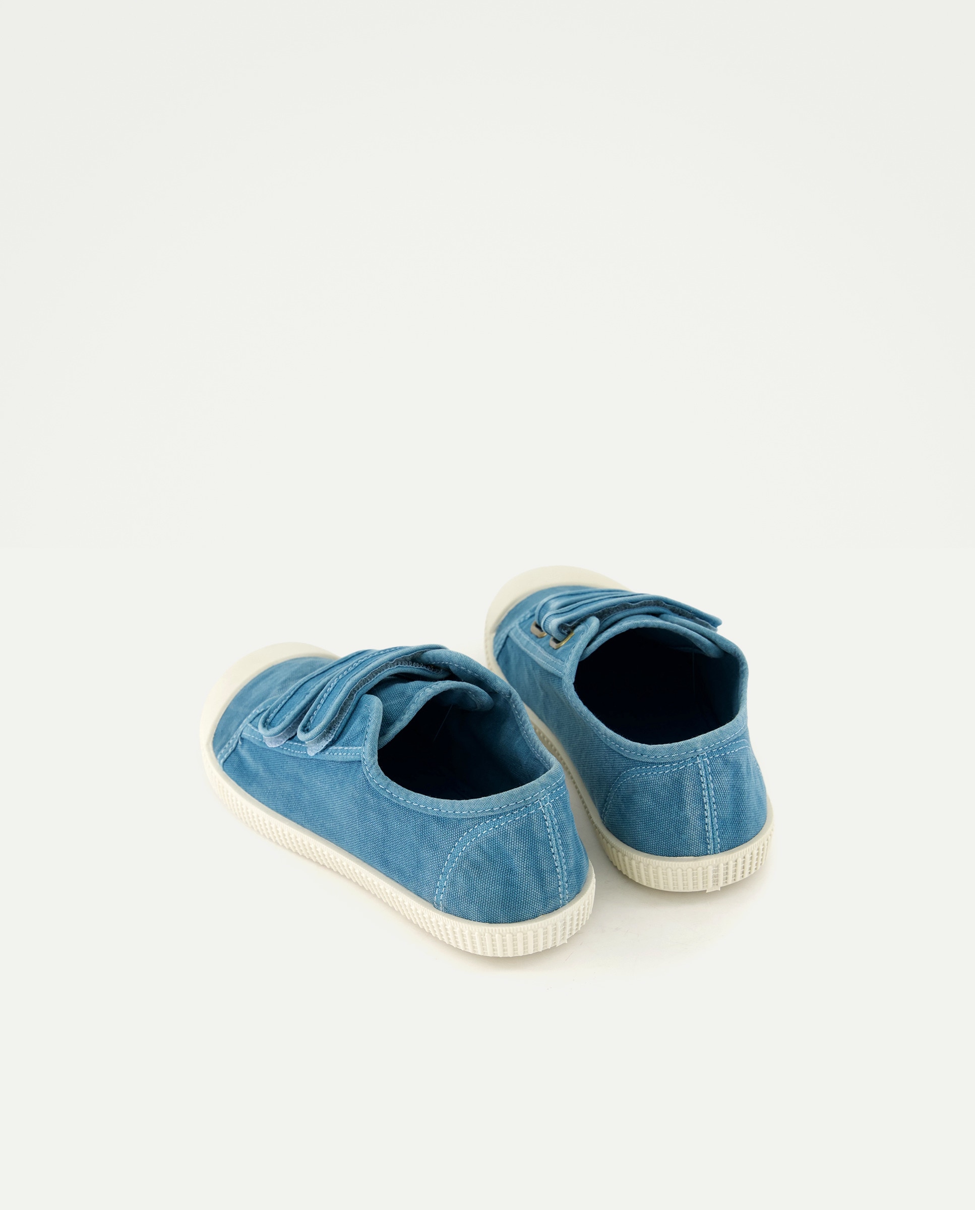 Lona infantil con velcro suela flexible Verde Pato-3