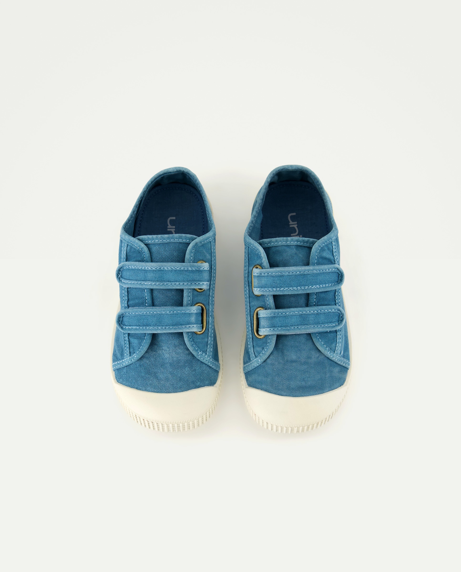 Lona infantil con velcro suela flexible Verde Pato-4