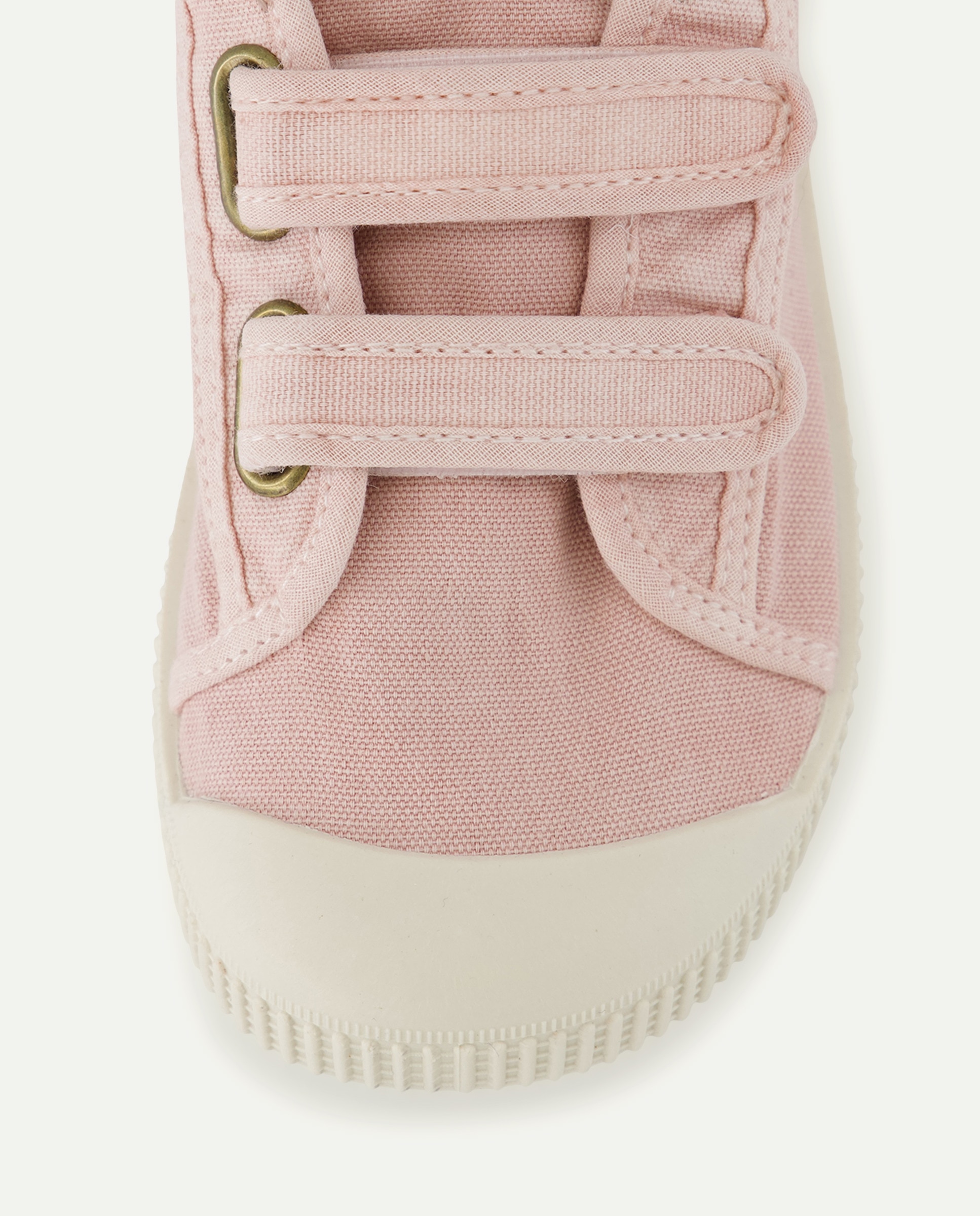Lona infantil con velcro suela flexible 220 Rosa palo-5
