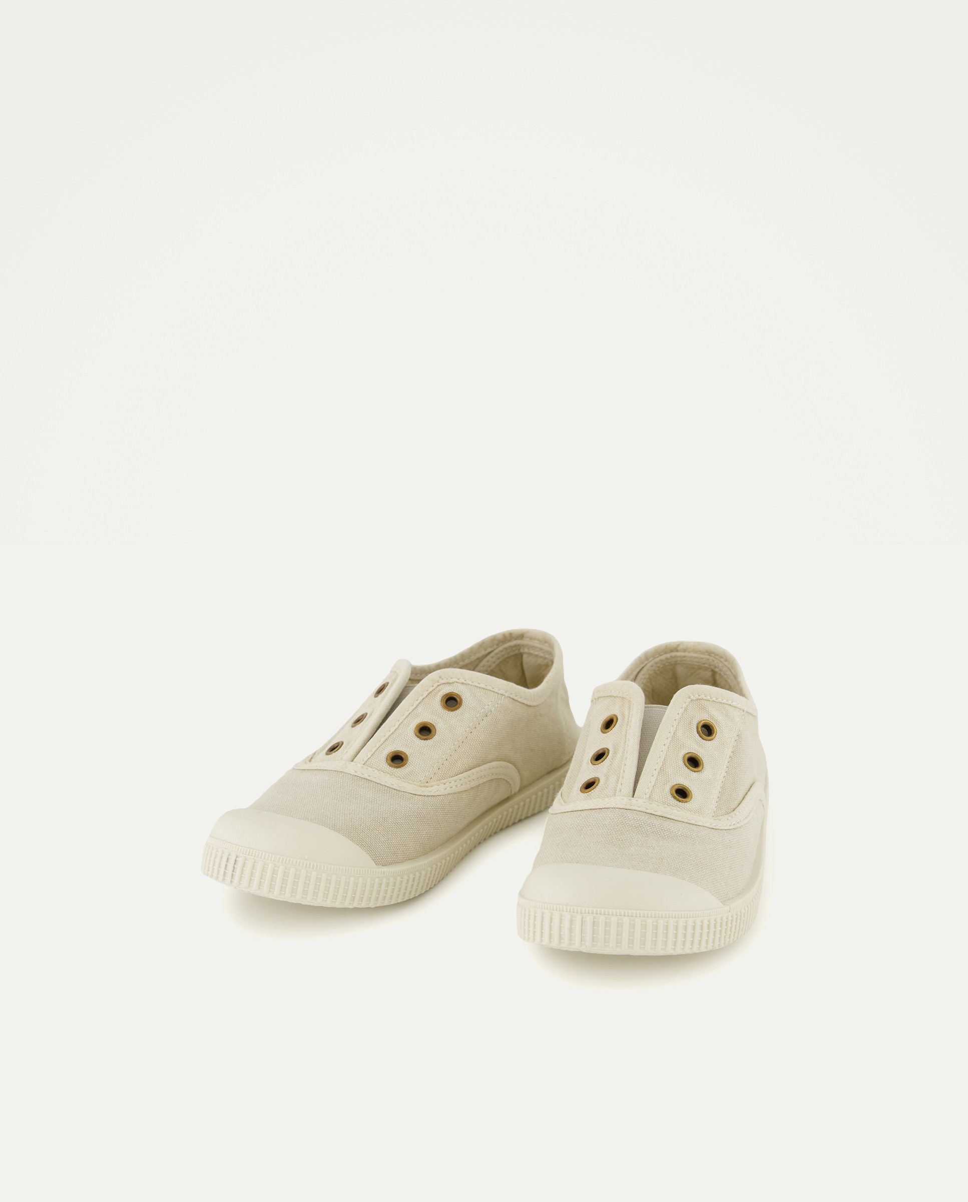 Lona infantil con puntera sin cordones 850 Piedra-2