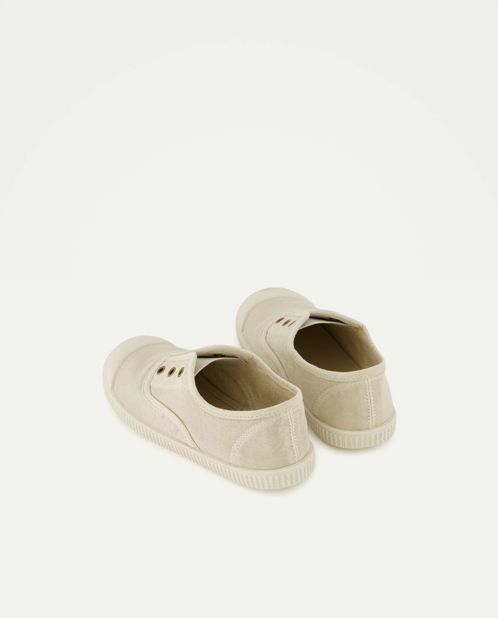 Lona infantil con puntera sin cordones 850 Piedra-3