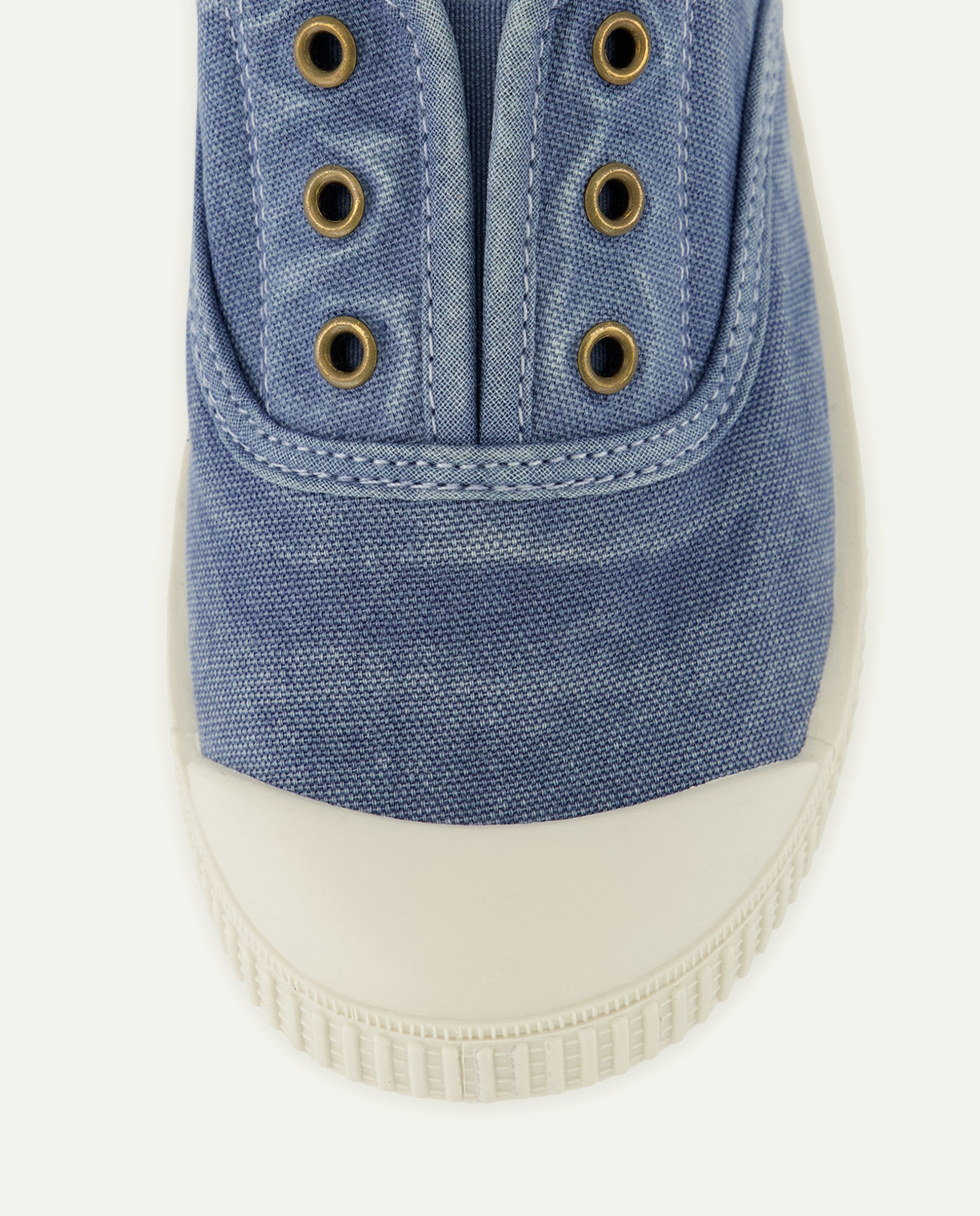Lona infantil con puntera sin cordones 400 Azul-5