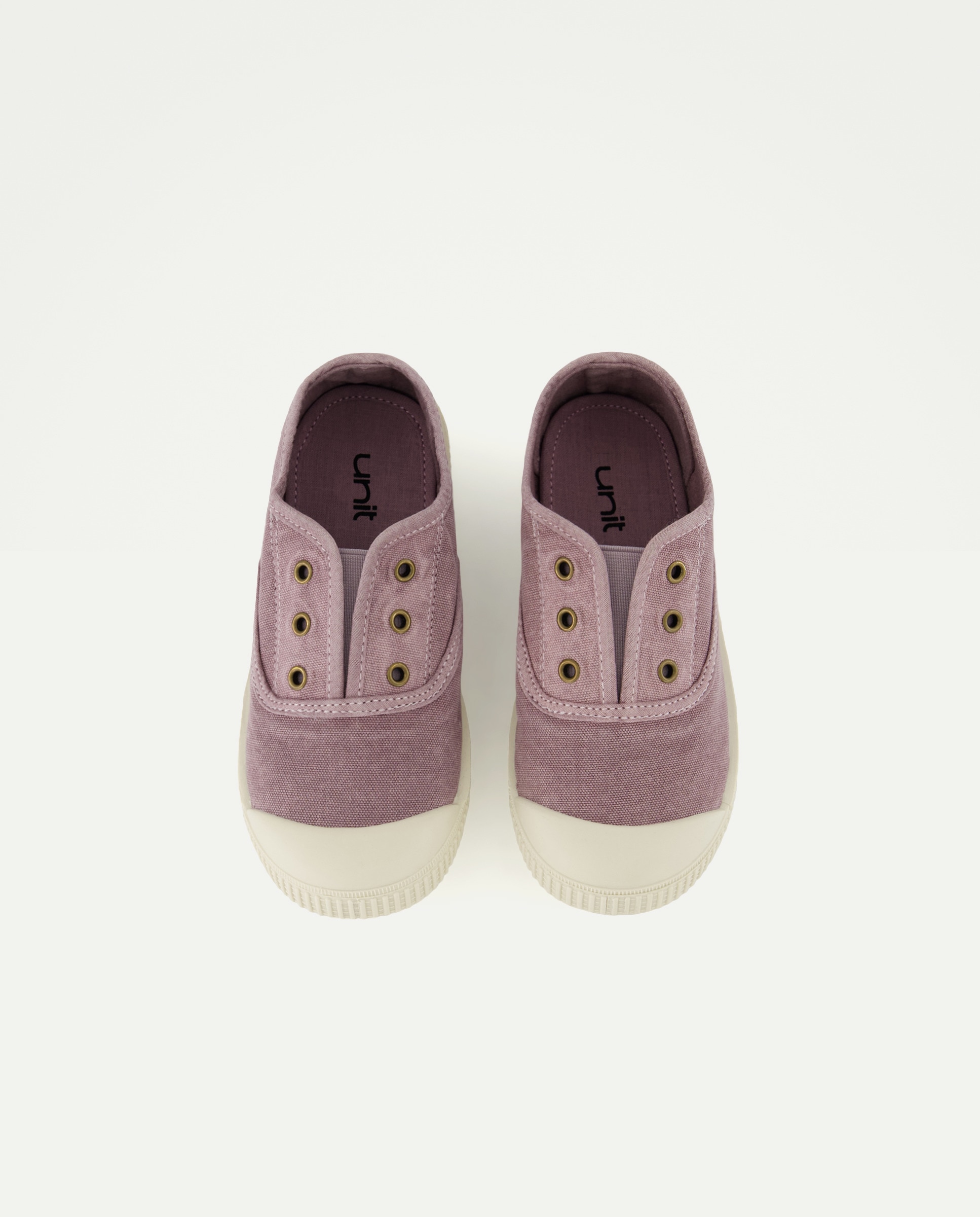 Lona infantil con puntera sin cordones 282 Malva-4