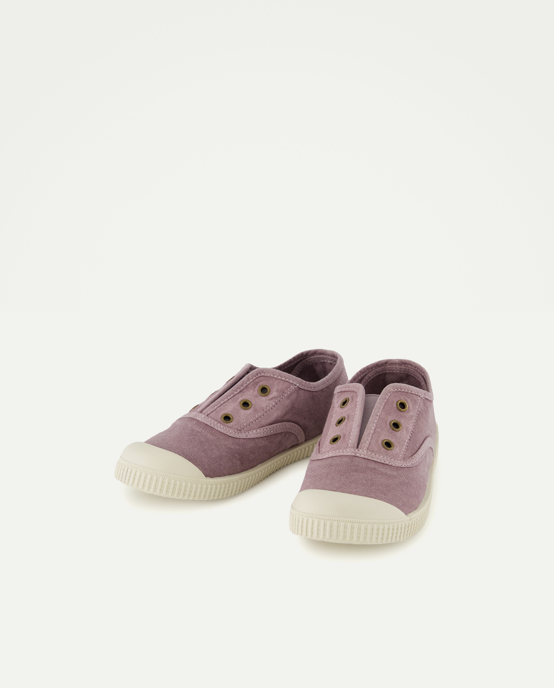 Lona infantil con puntera sin cordones 282 Malva-2