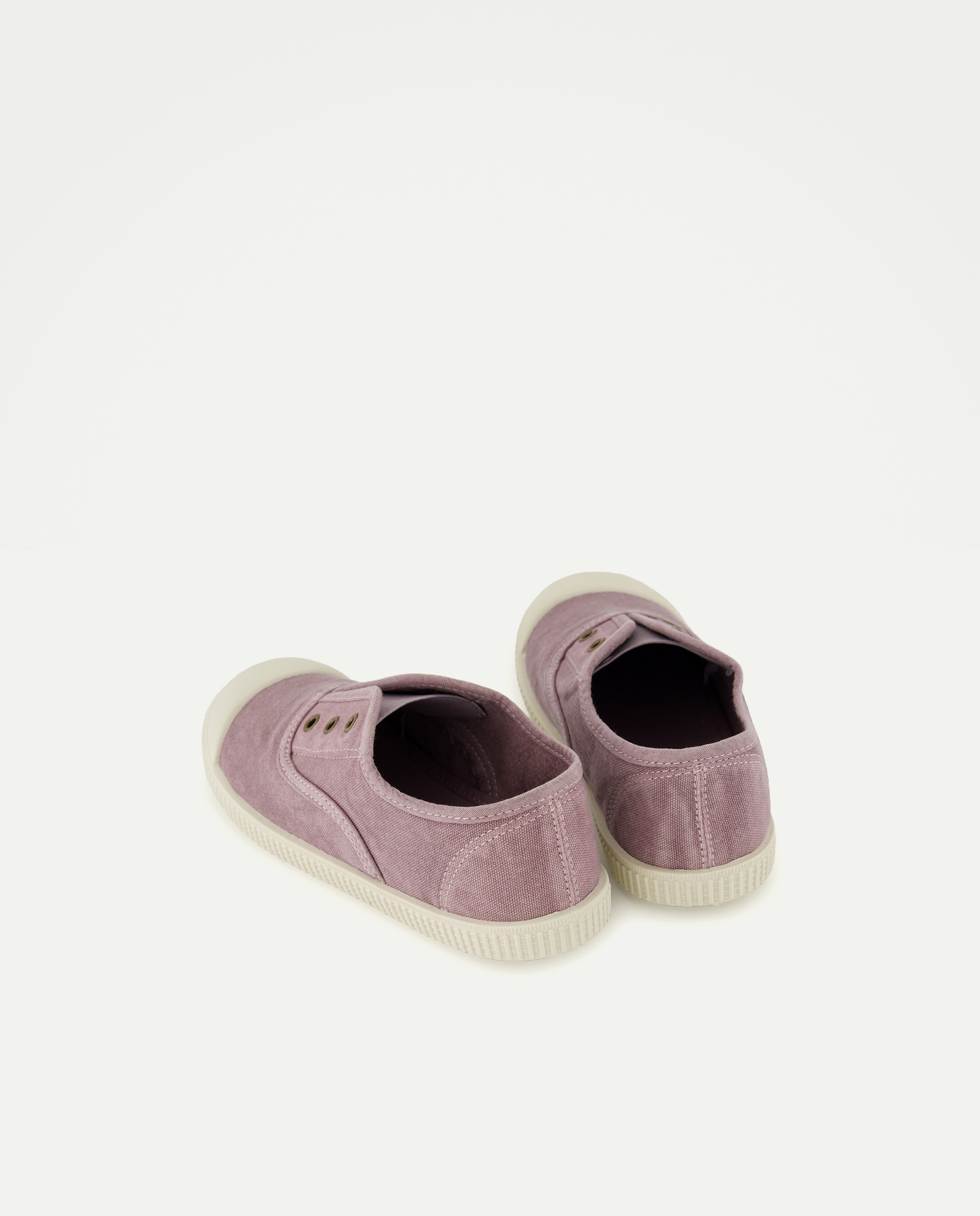 Lona infantil con puntera sin cordones 282 Malva-3
