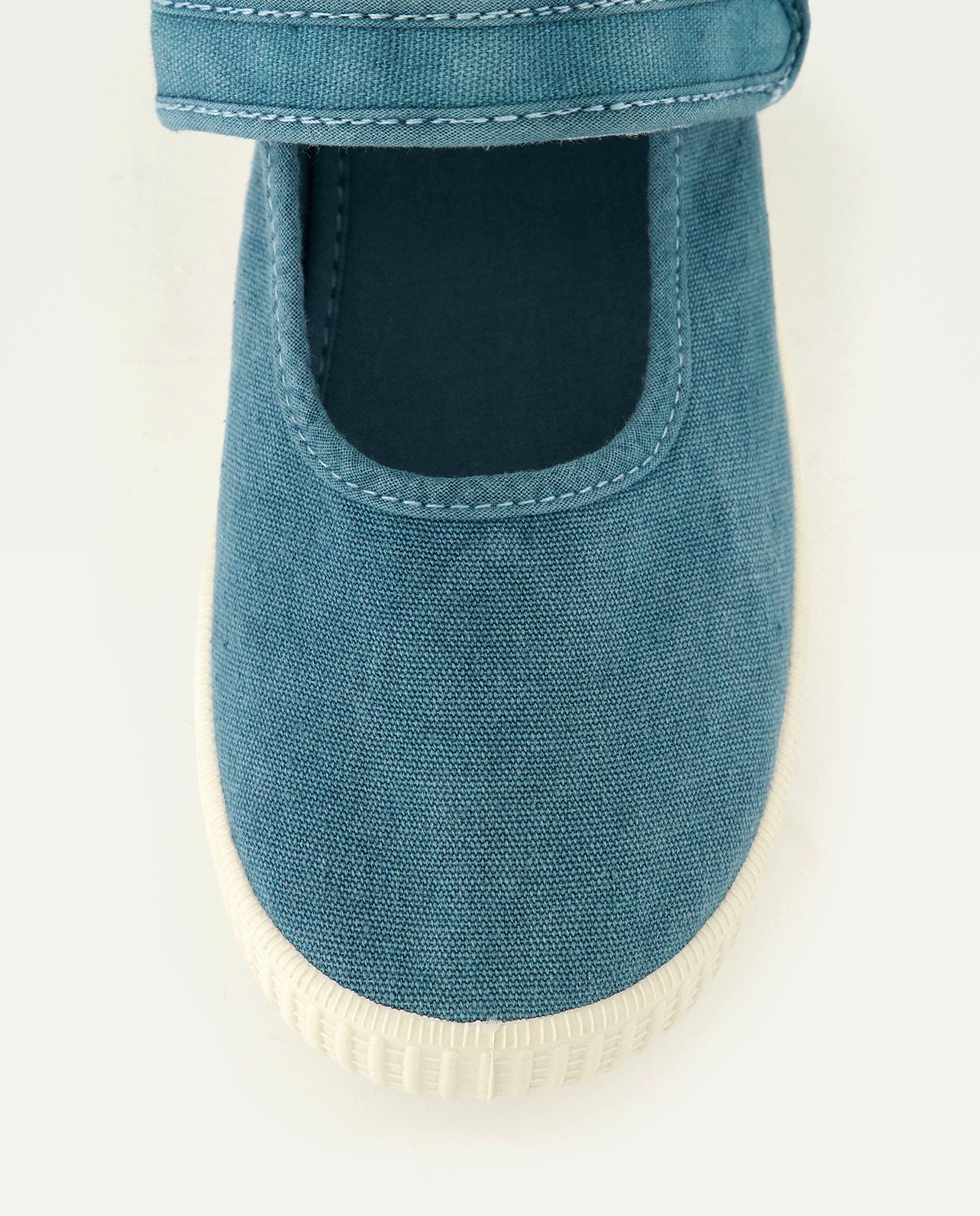 Lona infantil merceditas suela flexible Verde Pato-5