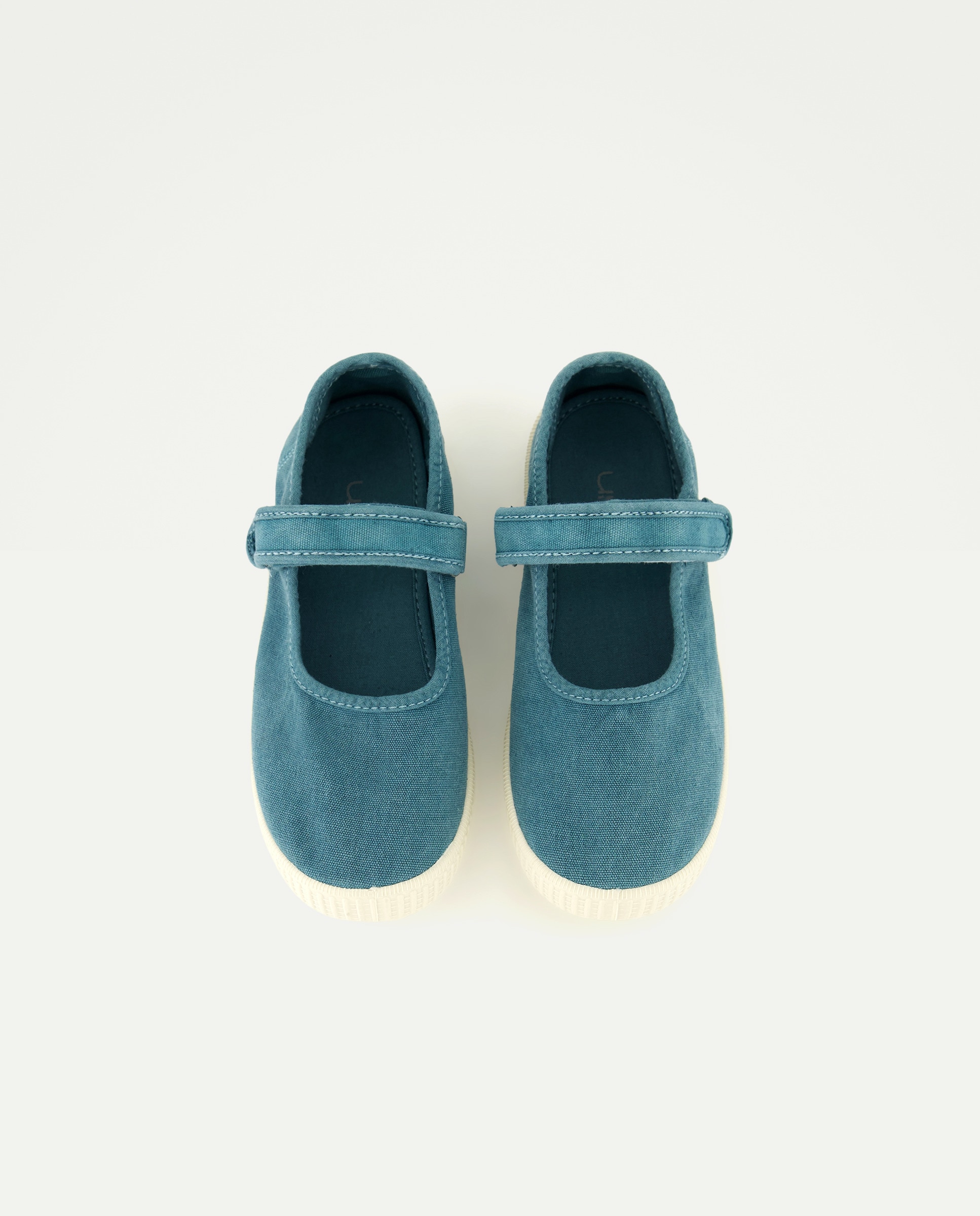 Lona infantil merceditas suela flexible Verde Pato-4