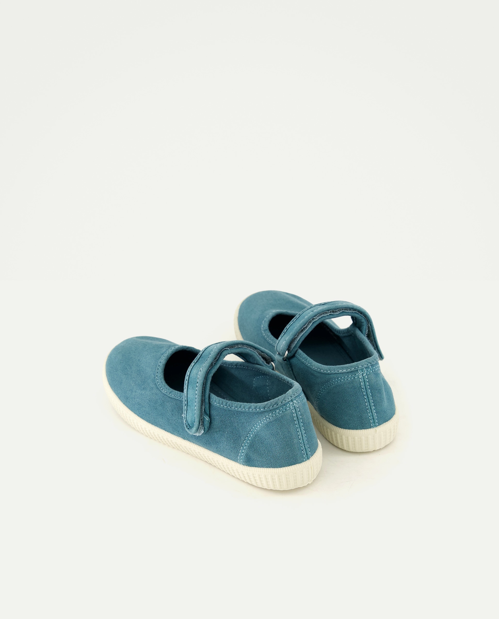 Lona infantil merceditas suela flexible Verde Pato-3