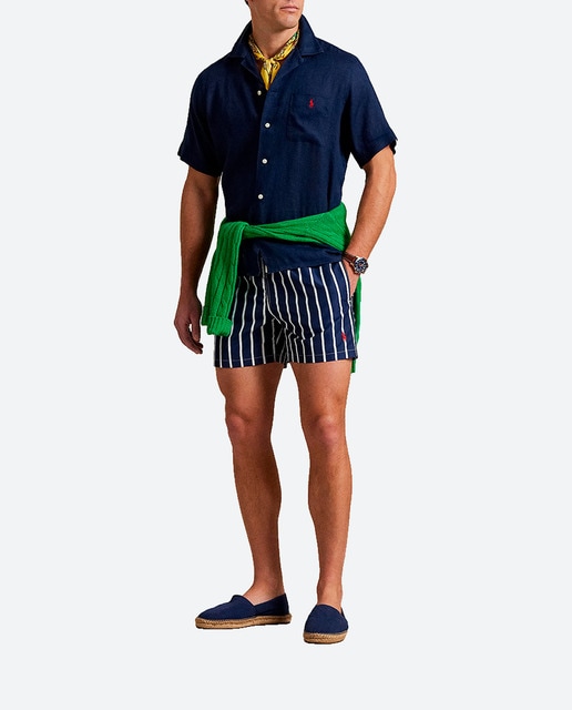 Imagen 0 de Bañador bermuda de hombre Slim fit con cintura elástica