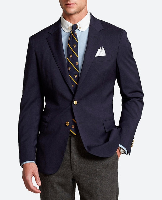 Imagen 0 de Americana de hombre de lana con botones dorados