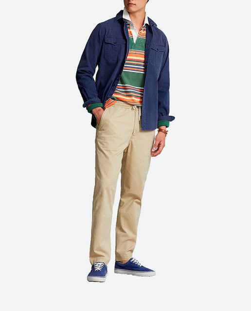 Imagen 0 de Pantalón chino de hombre con cintura elástica Regular fit