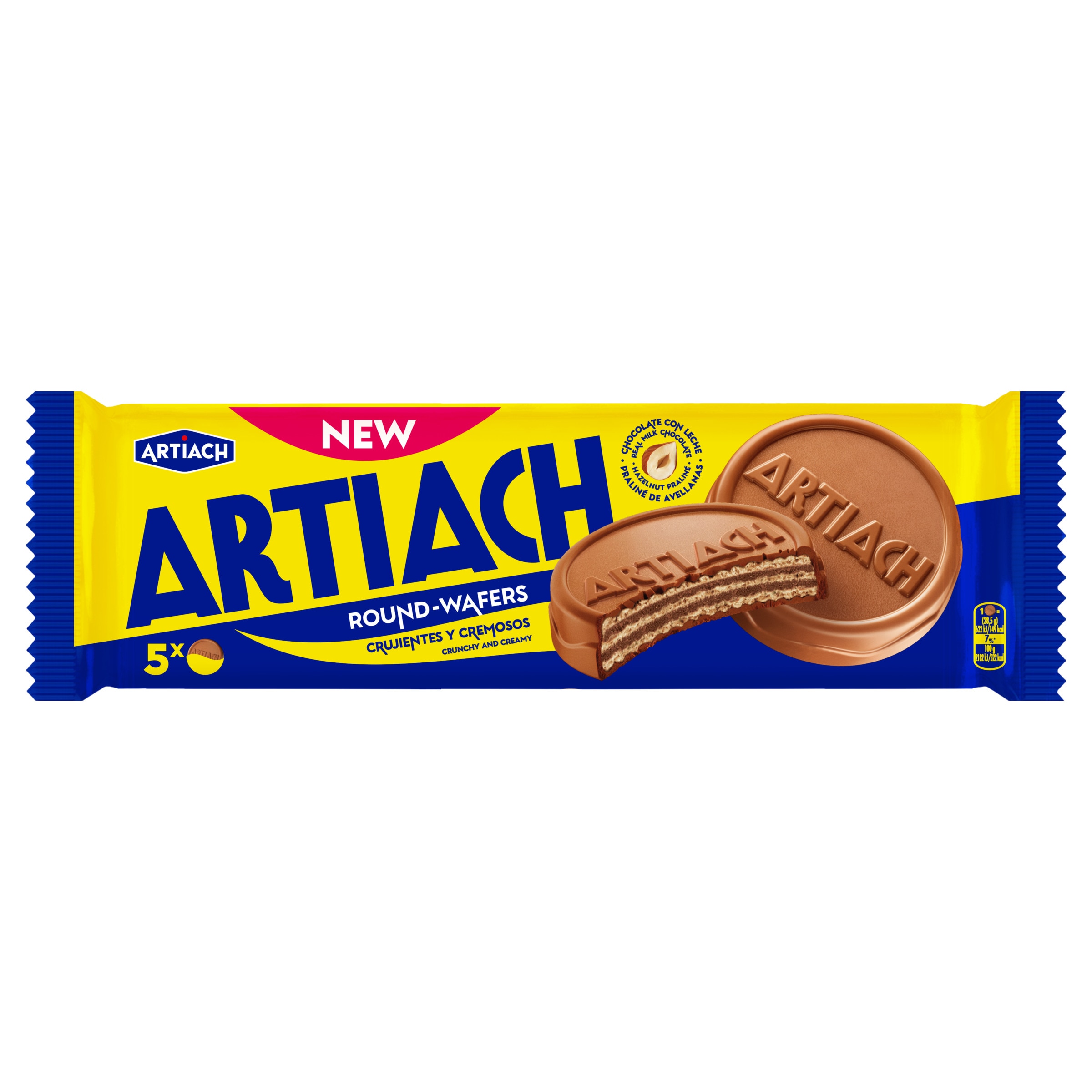 Bolachas Round Wafers embalagem 142 g