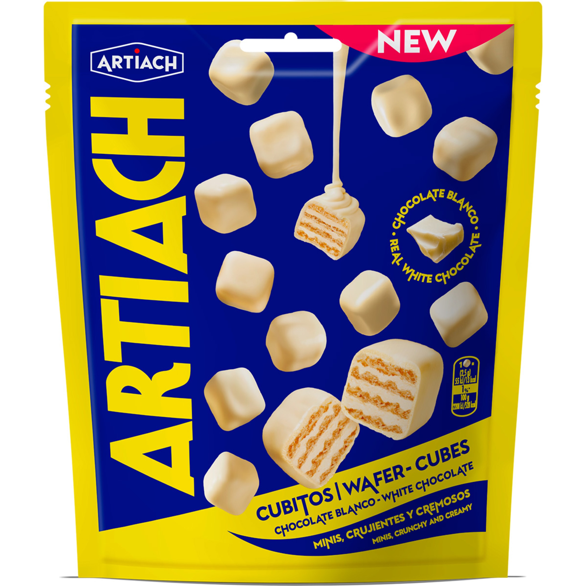 Bolachas Cubos Wafer embalagem 110 g