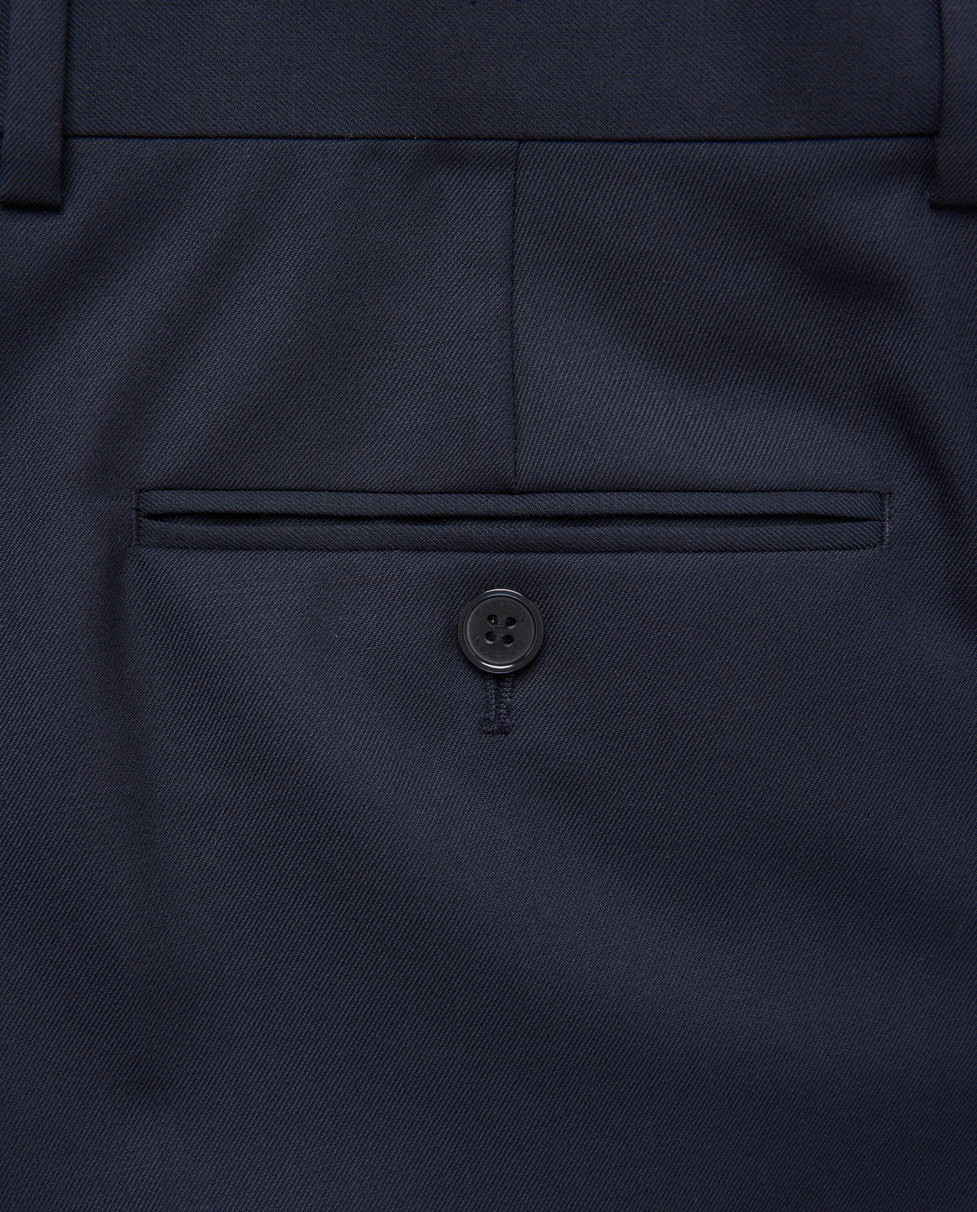 Calças Separate de Fato Regular com Lavagem Azul-marinho-5