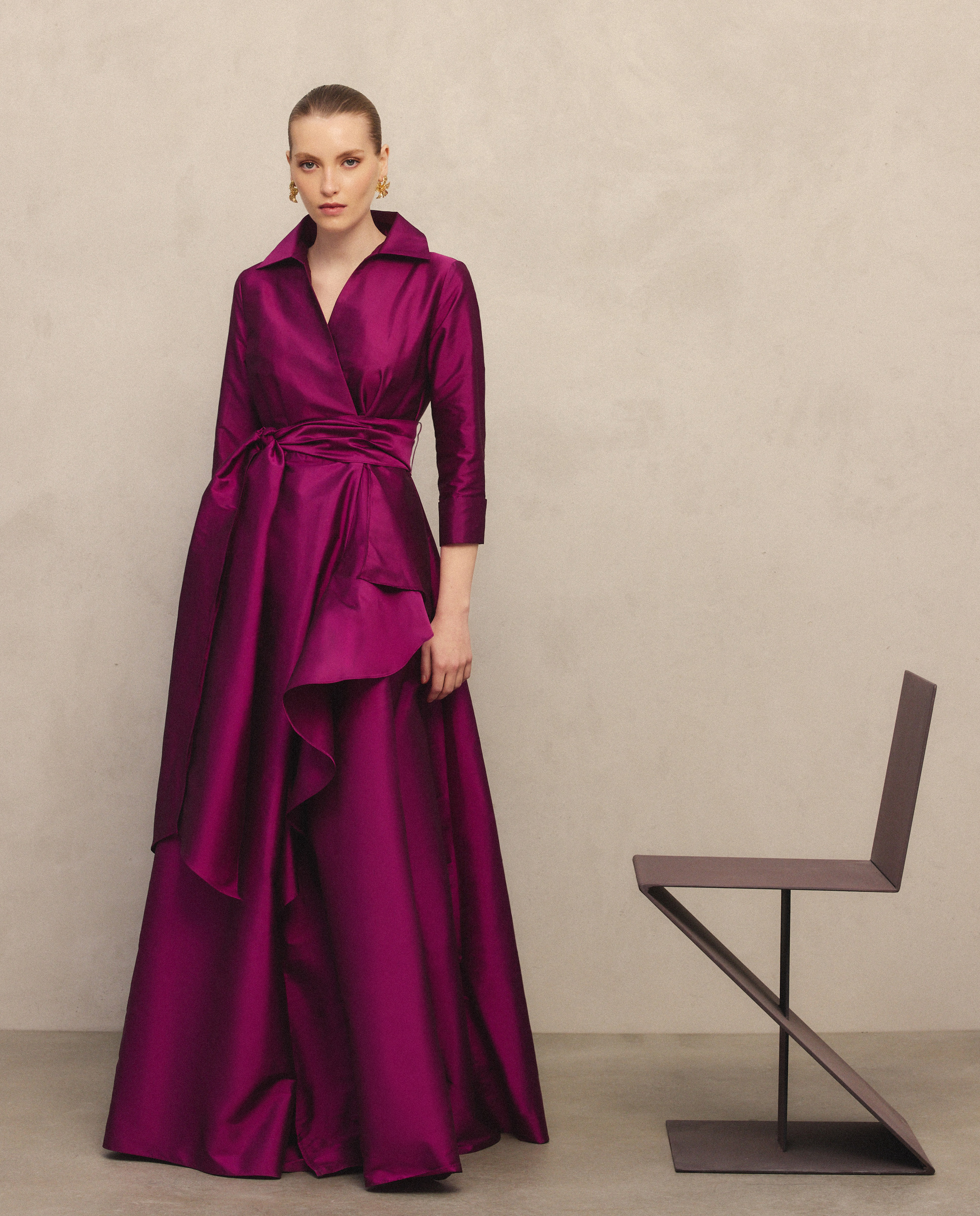 Vestido comprido sem mangas Buganvília-2