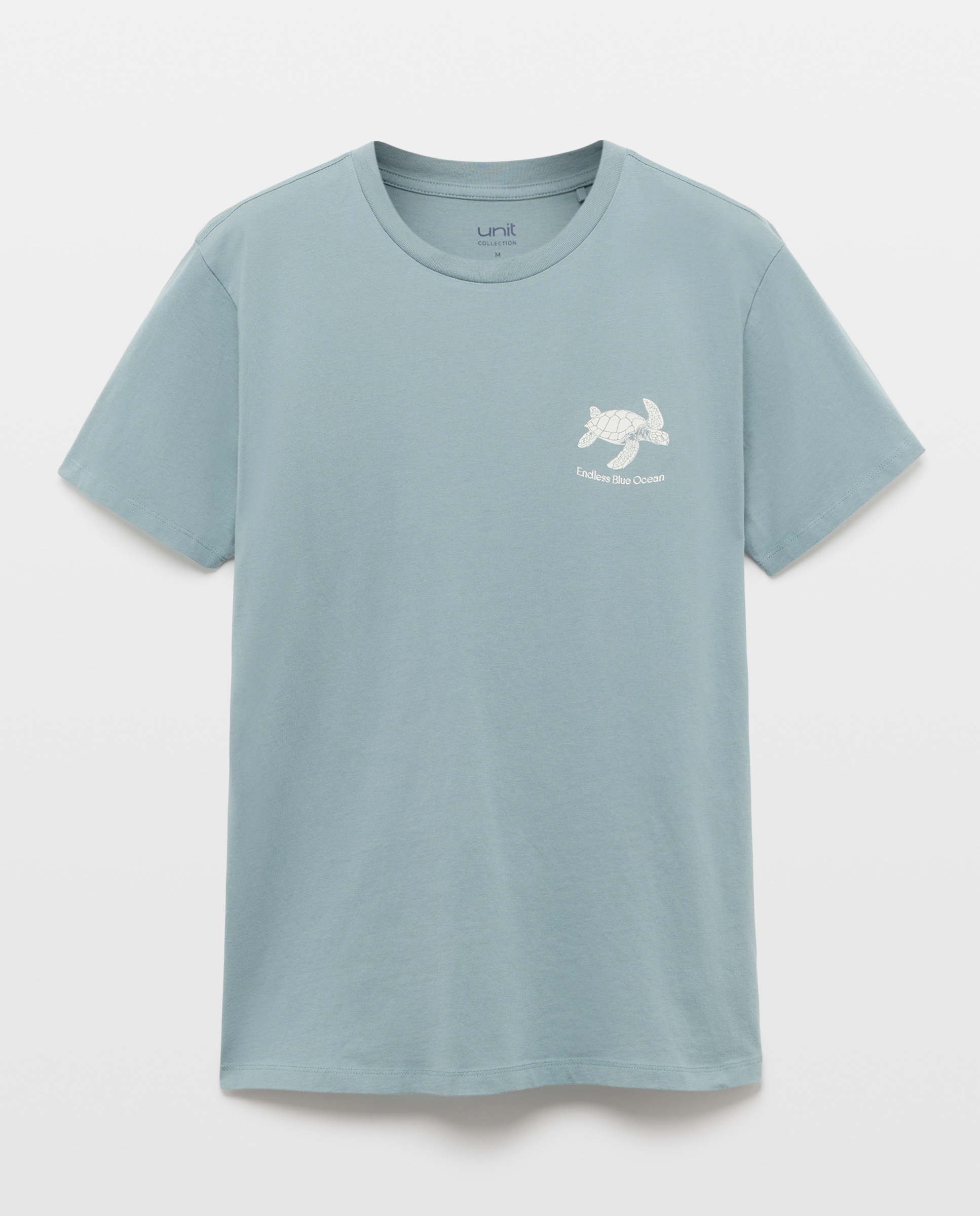 Camiseta de hombre manga corta Endless Blue Ocean 430 Azul oscuro-4
