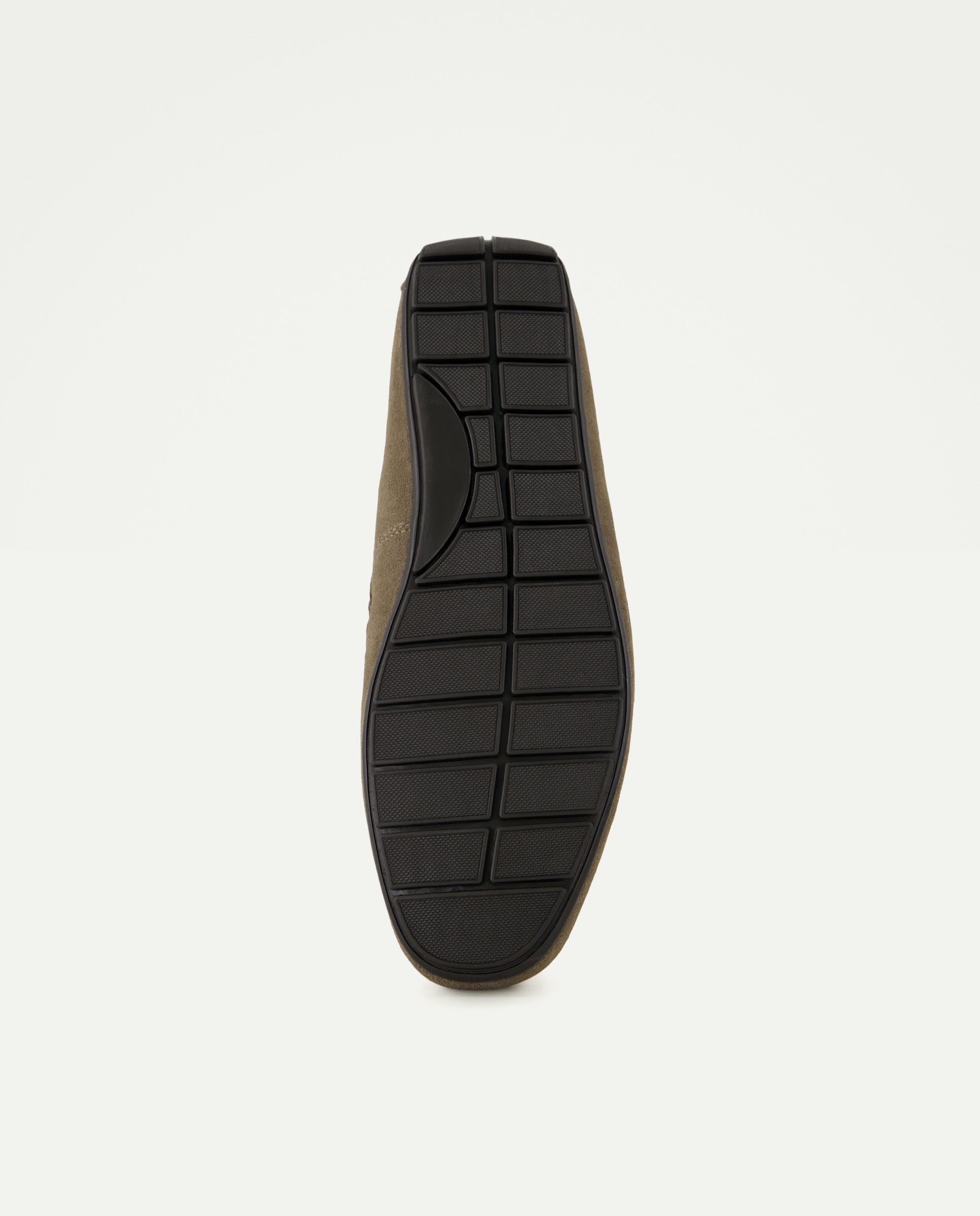 Mocasín borlas de hombre de serraje con piso de goma Tostado-6