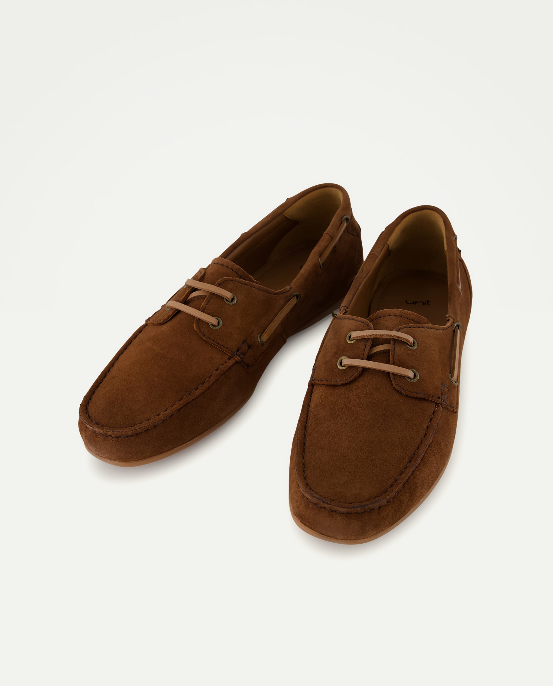 Náutico de hombre de nobuck con piso de goma 730 Camel-2