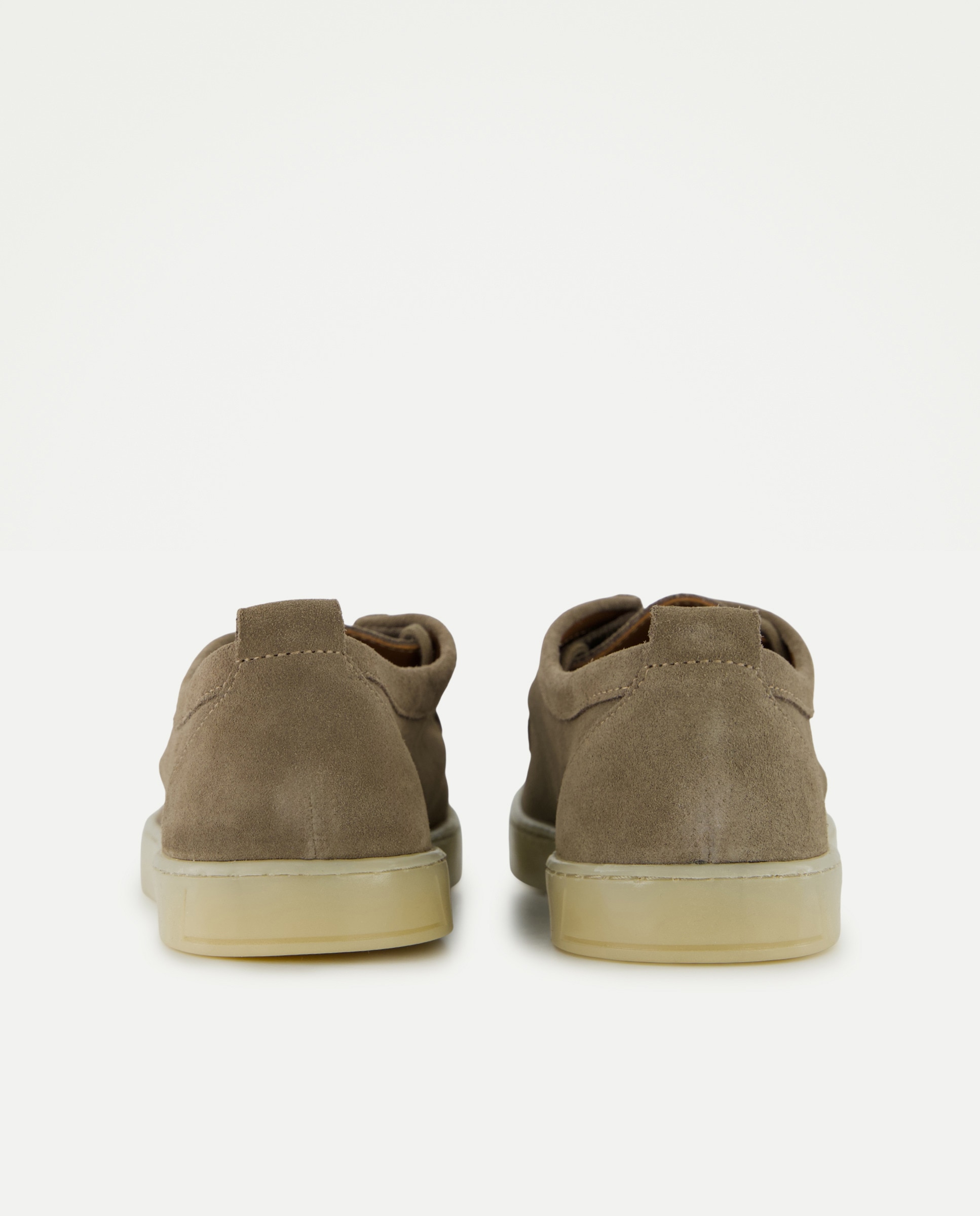 Zapato wallaby de hombre serraje con piso de goma Tostado-3