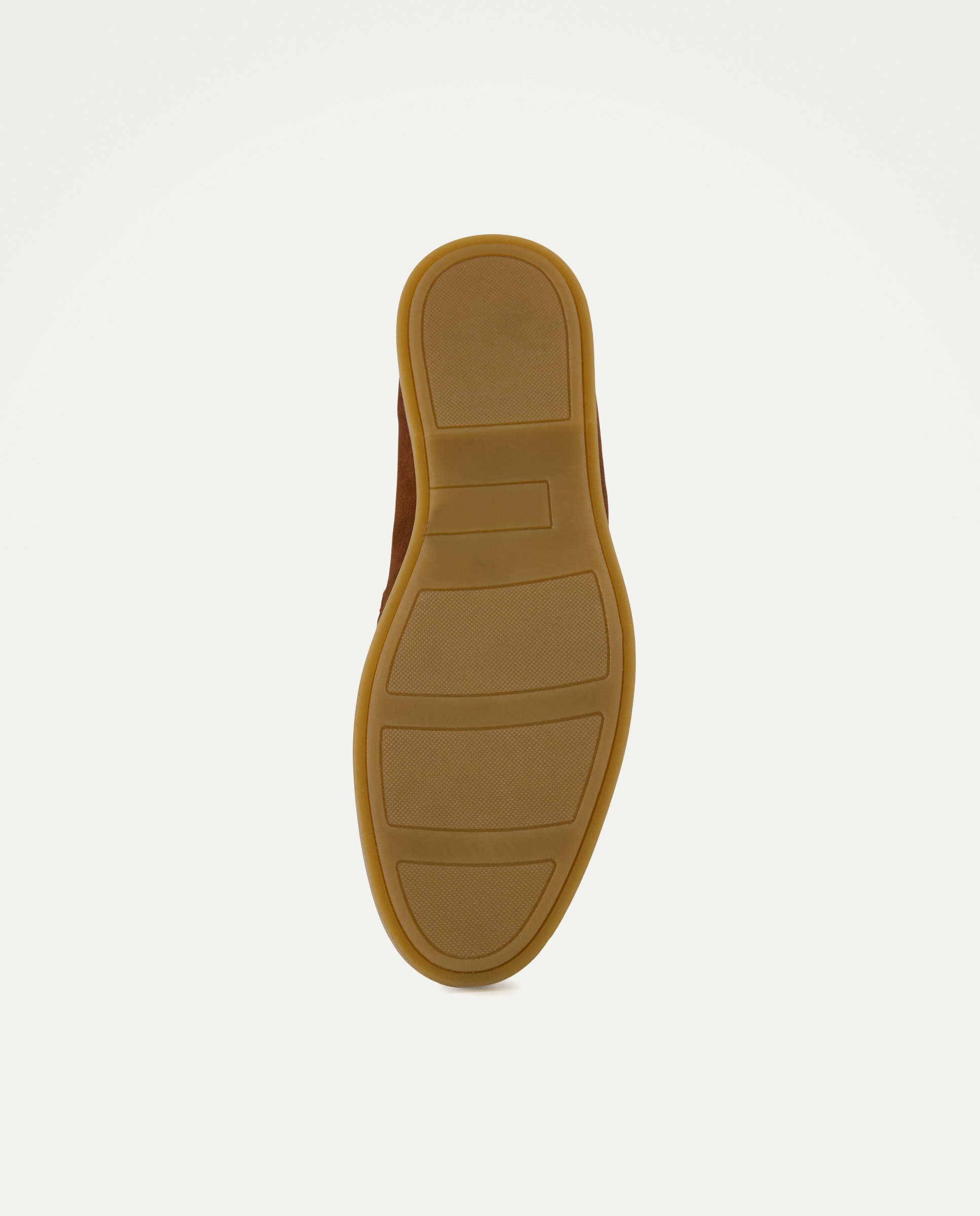 Mocasín antifaz de hombre de nobuck con piso de goma 730 Camel-6