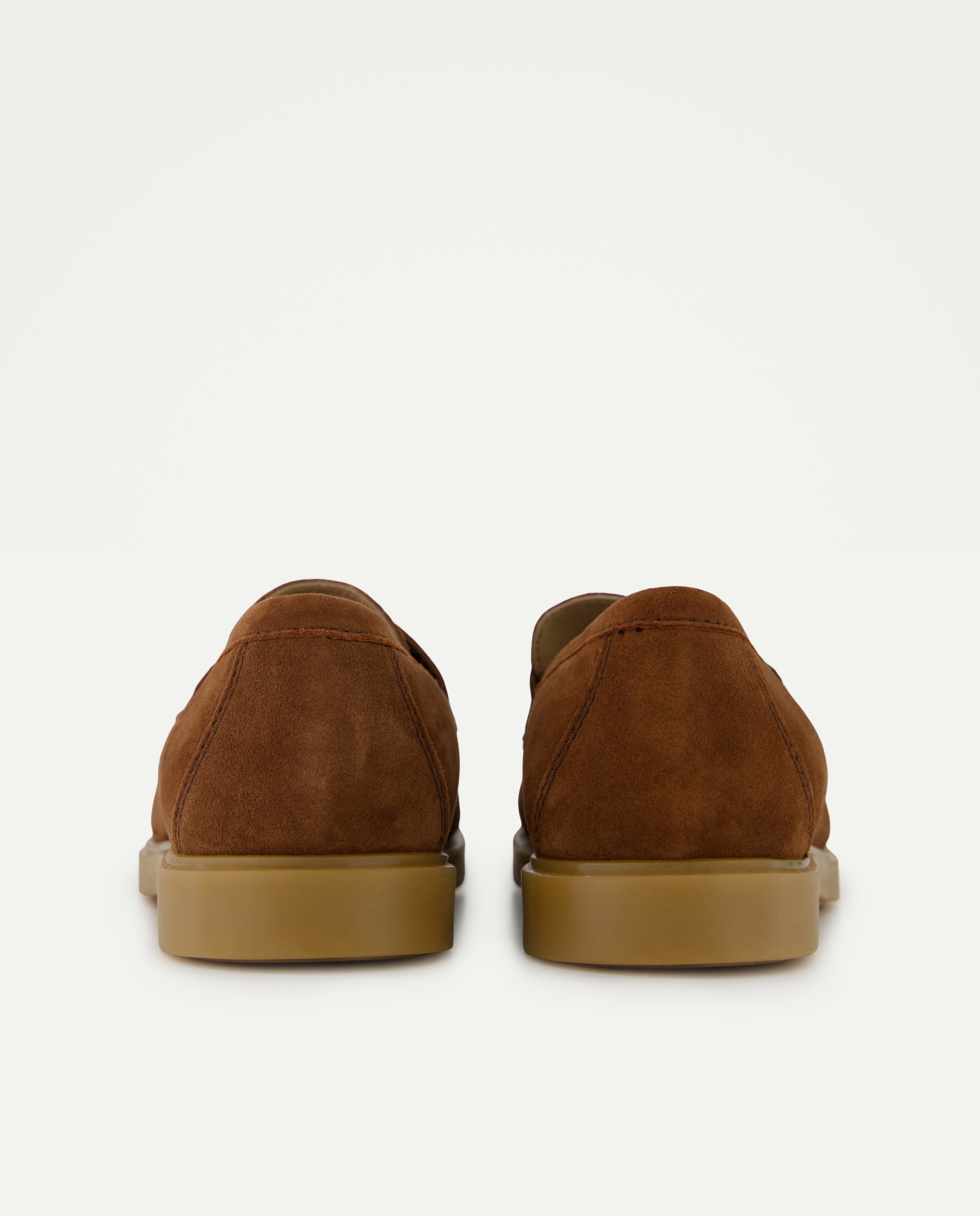 Mocasín antifaz de hombre de nobuck con piso de goma 730 Camel-3