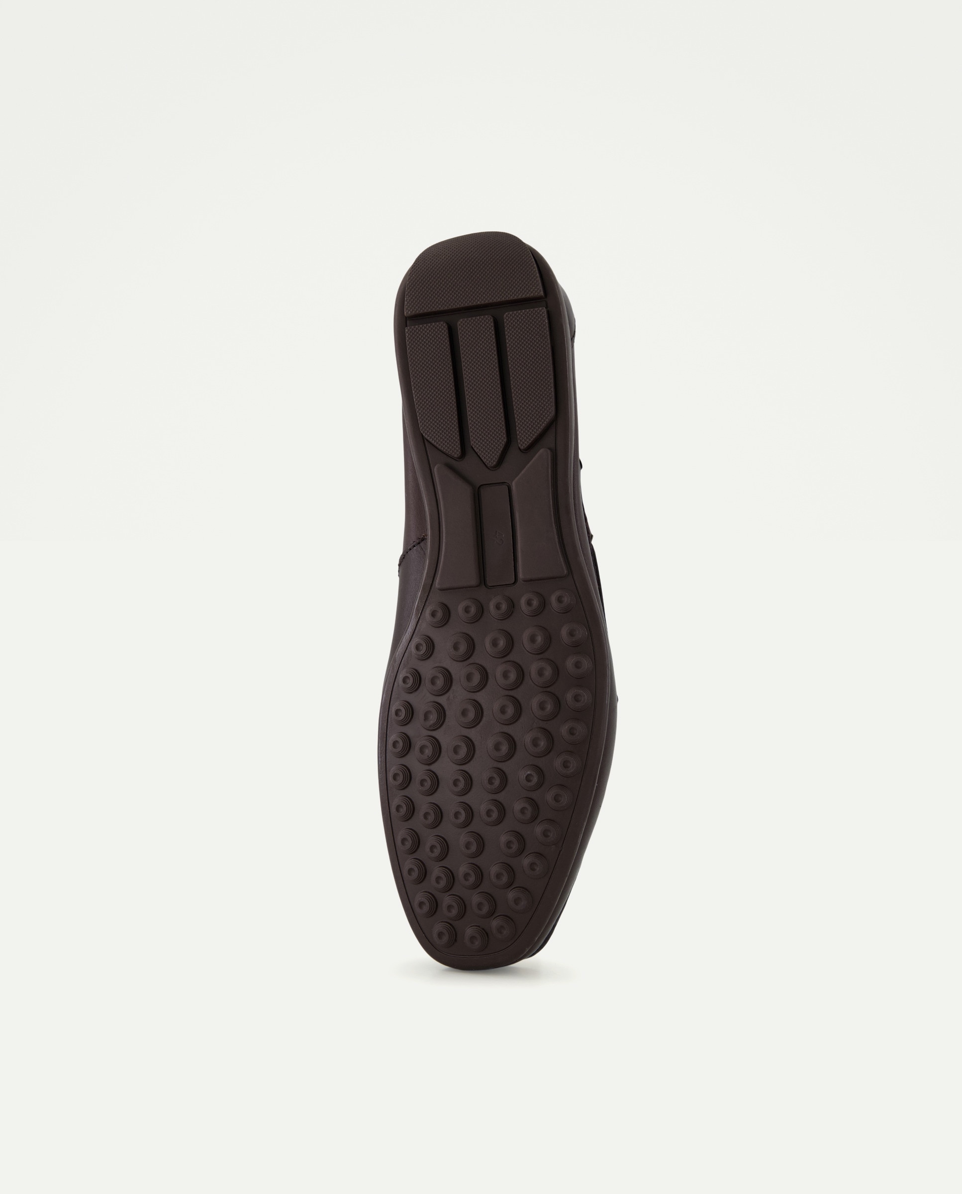 Náutico cordones de hombre de piel con piso de goma Marrón-6