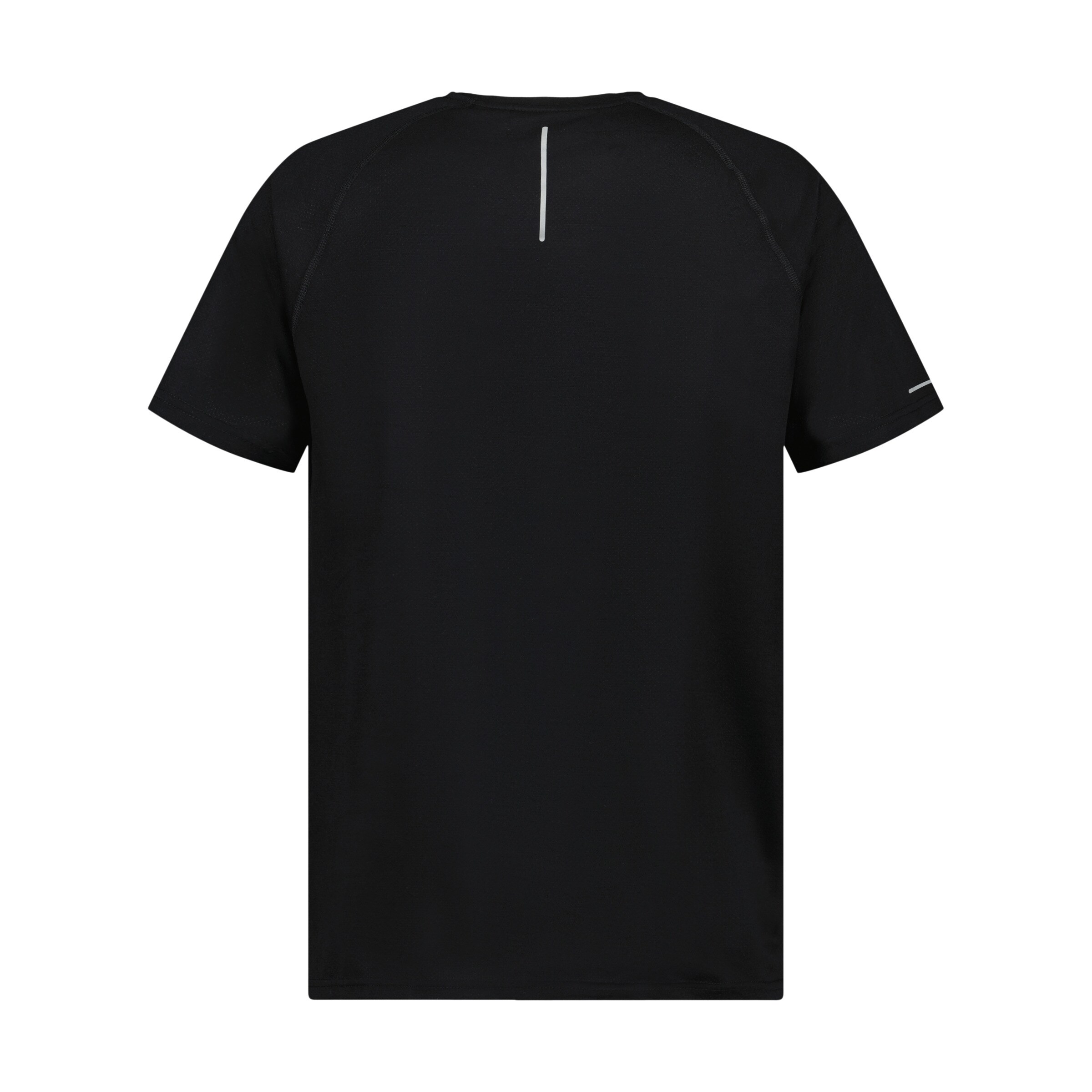 Camiseta manga corta ranglán de hombre Negro-5