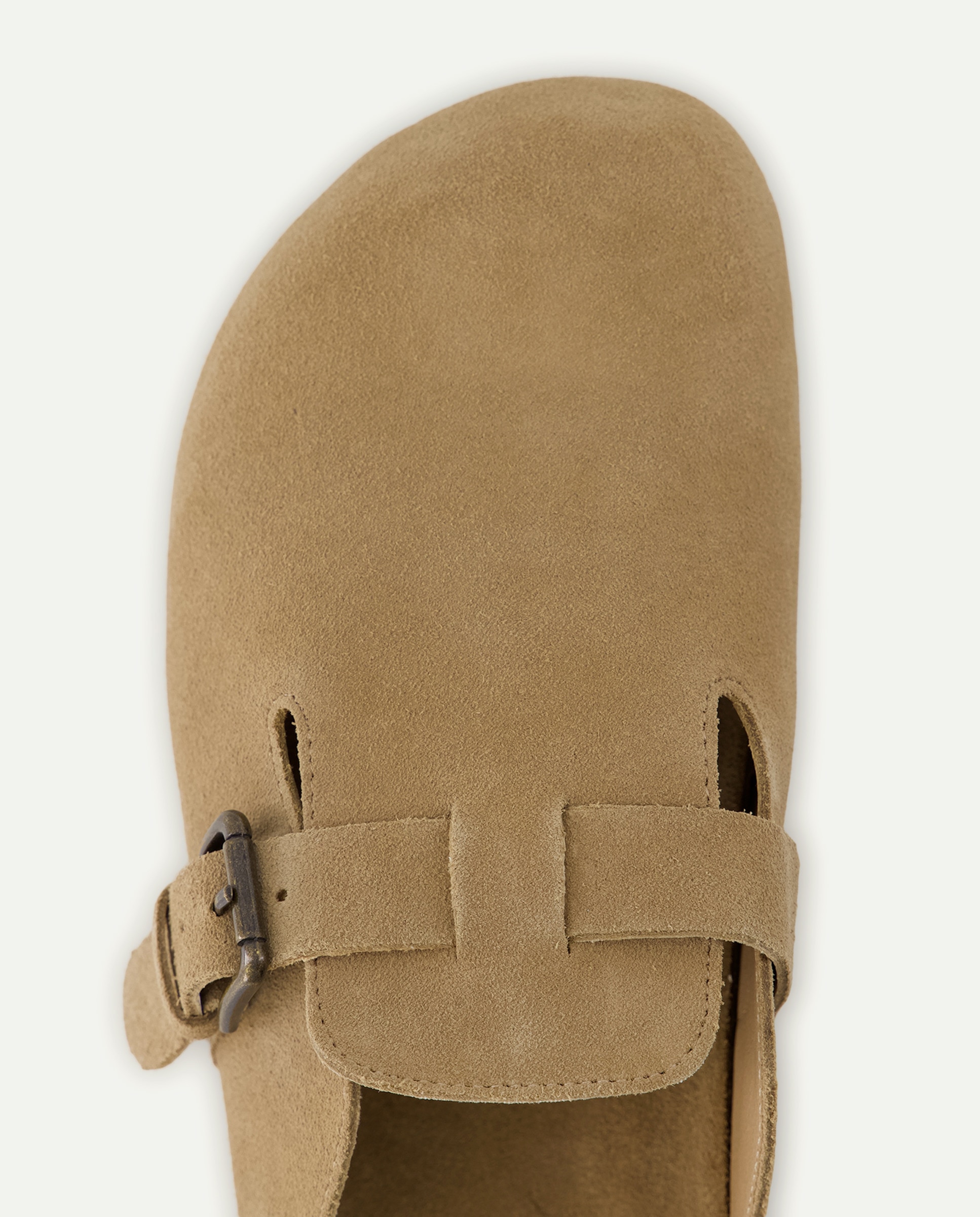 Socas em Pele com Fivela 730 Camel-4